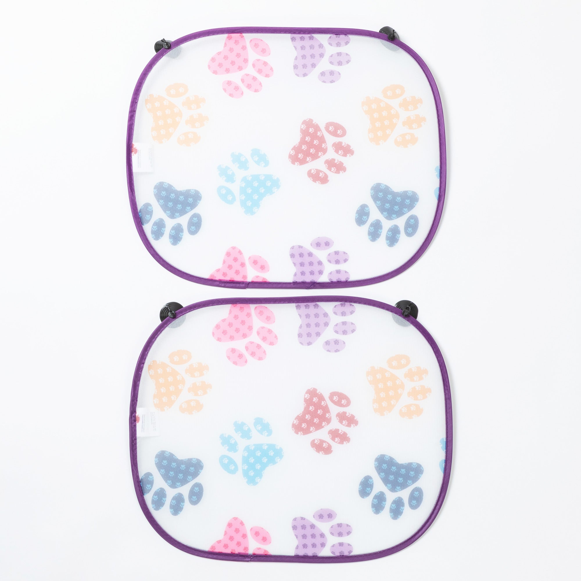 Premium Double Paw Plaid Foldable Car Sun Shade - Ultimate 3-Piece Set