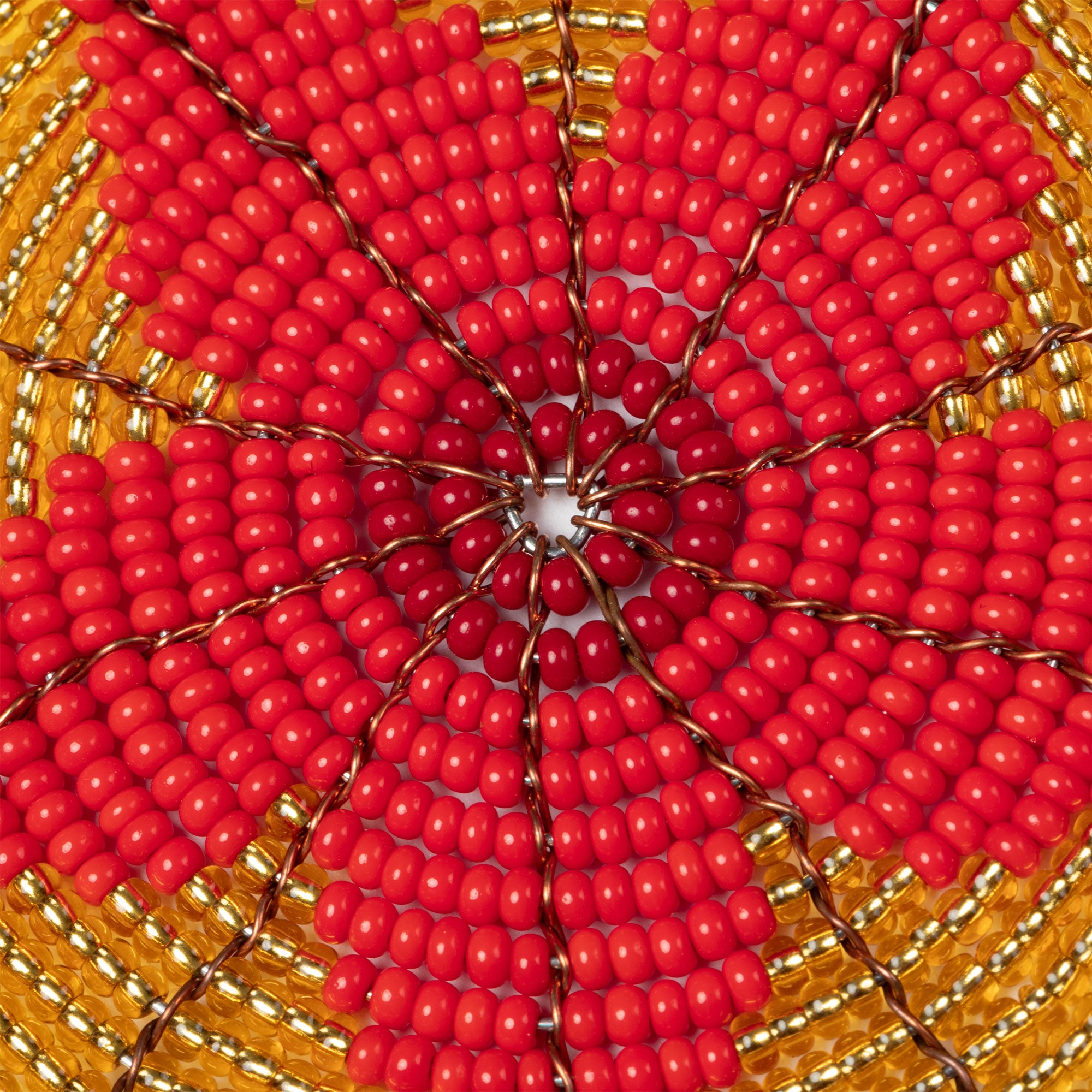 Premium Blossom of Hope Beaded Ornament - Handmade by Refugee Artisans