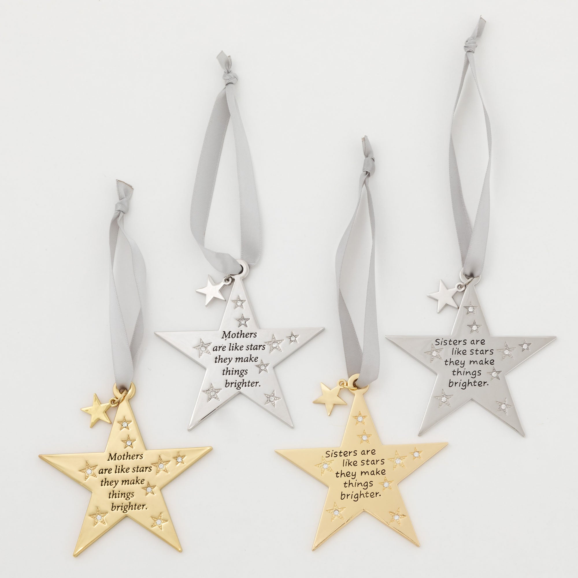 Premium Sisters & Mothers Keepsake Ornament - Timeless Shine