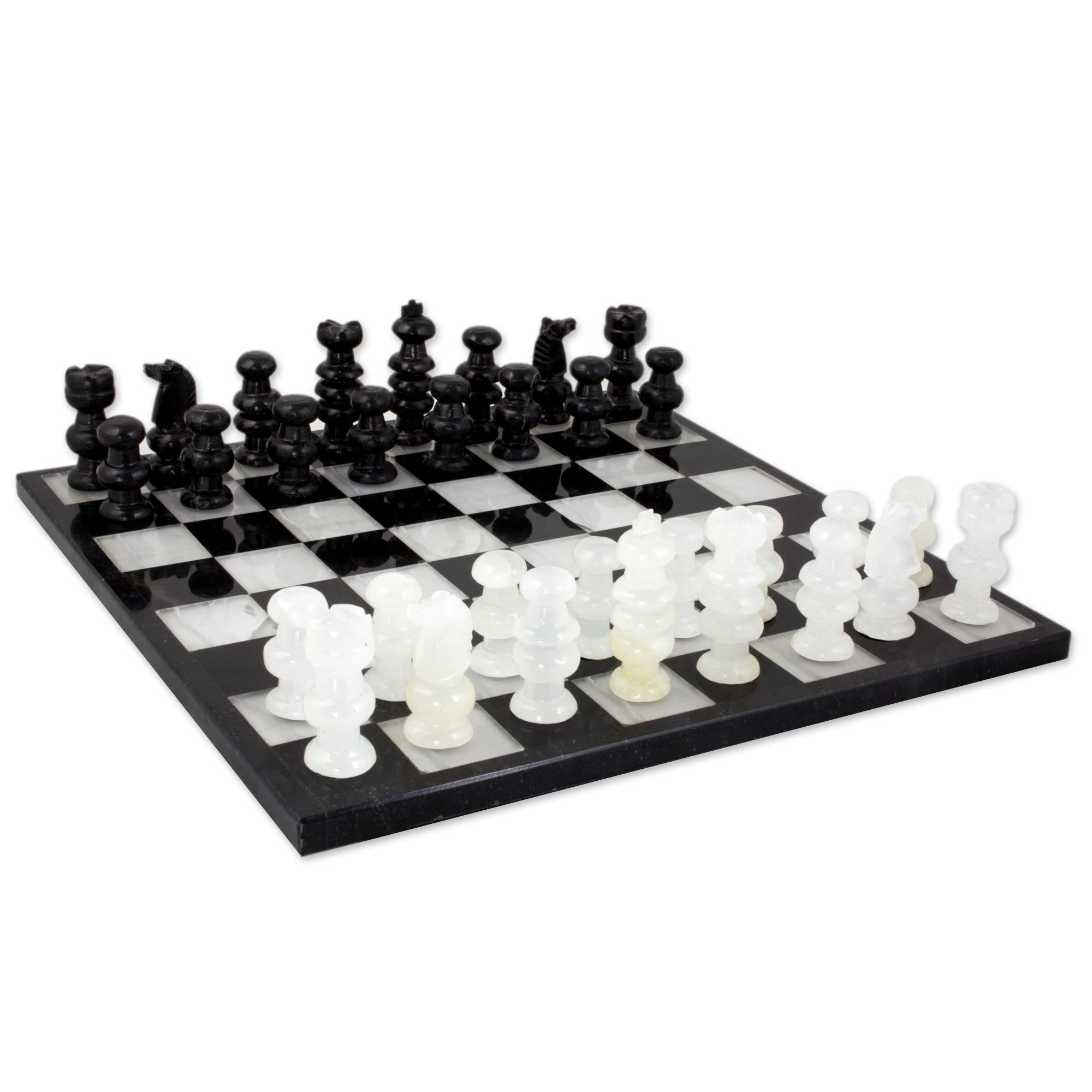 Premium Onyx & Marble Chess Set - Ultimate Classic Edition
