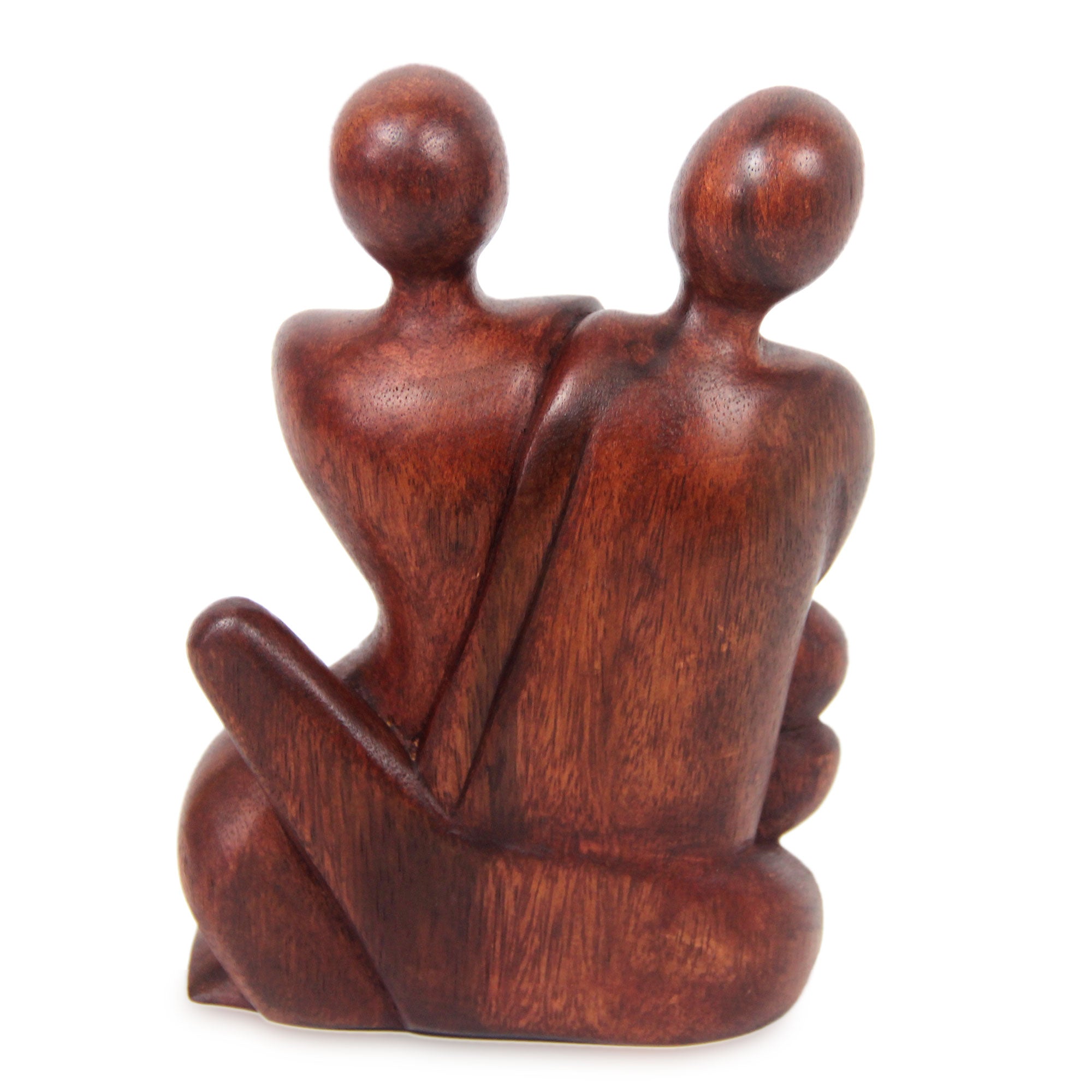 Premium Hand-Carved Family Unity Sculpture - Ultimate Home Decor