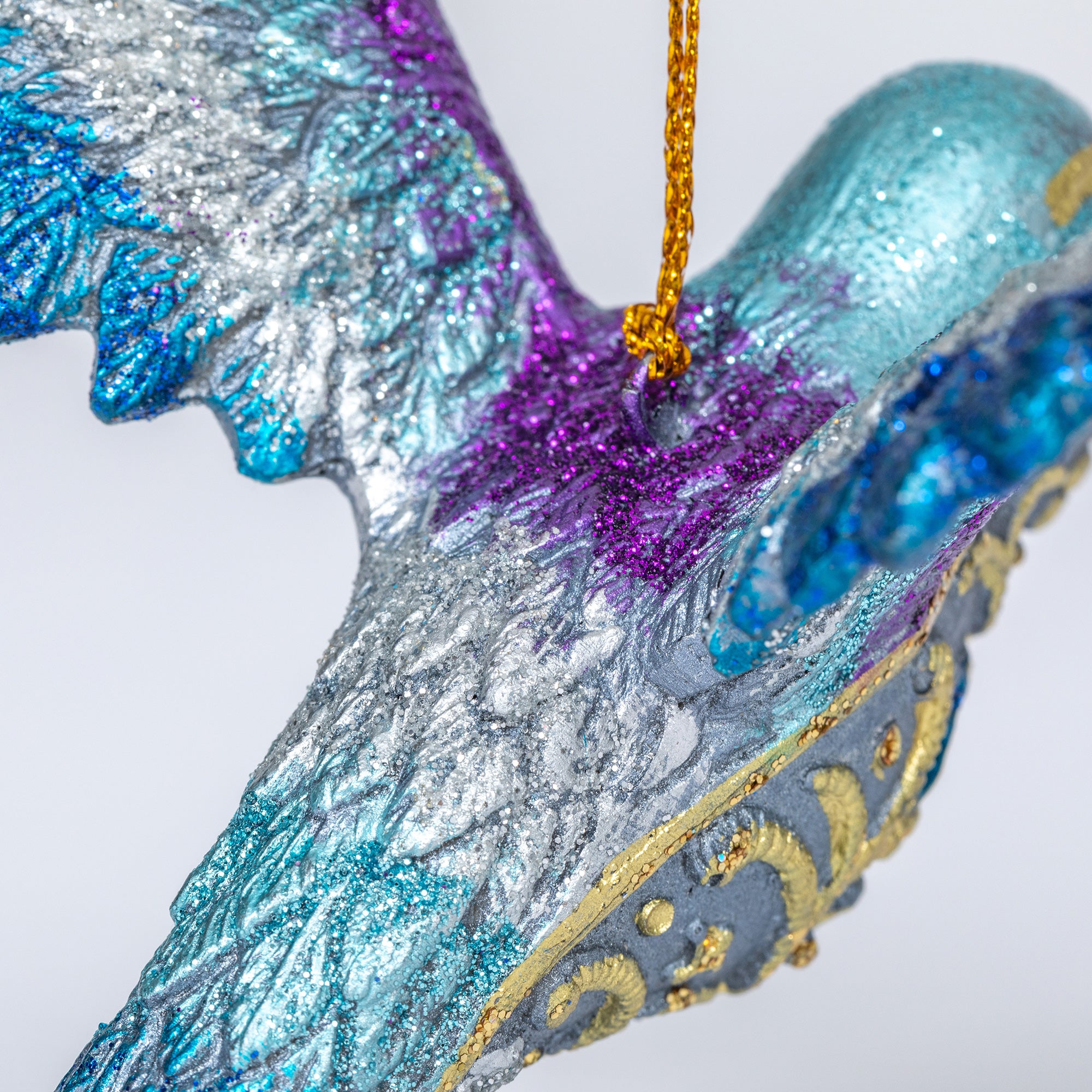 Premium Handmade Hummingbird Ornament - Fair Trade, Vibrant Colors