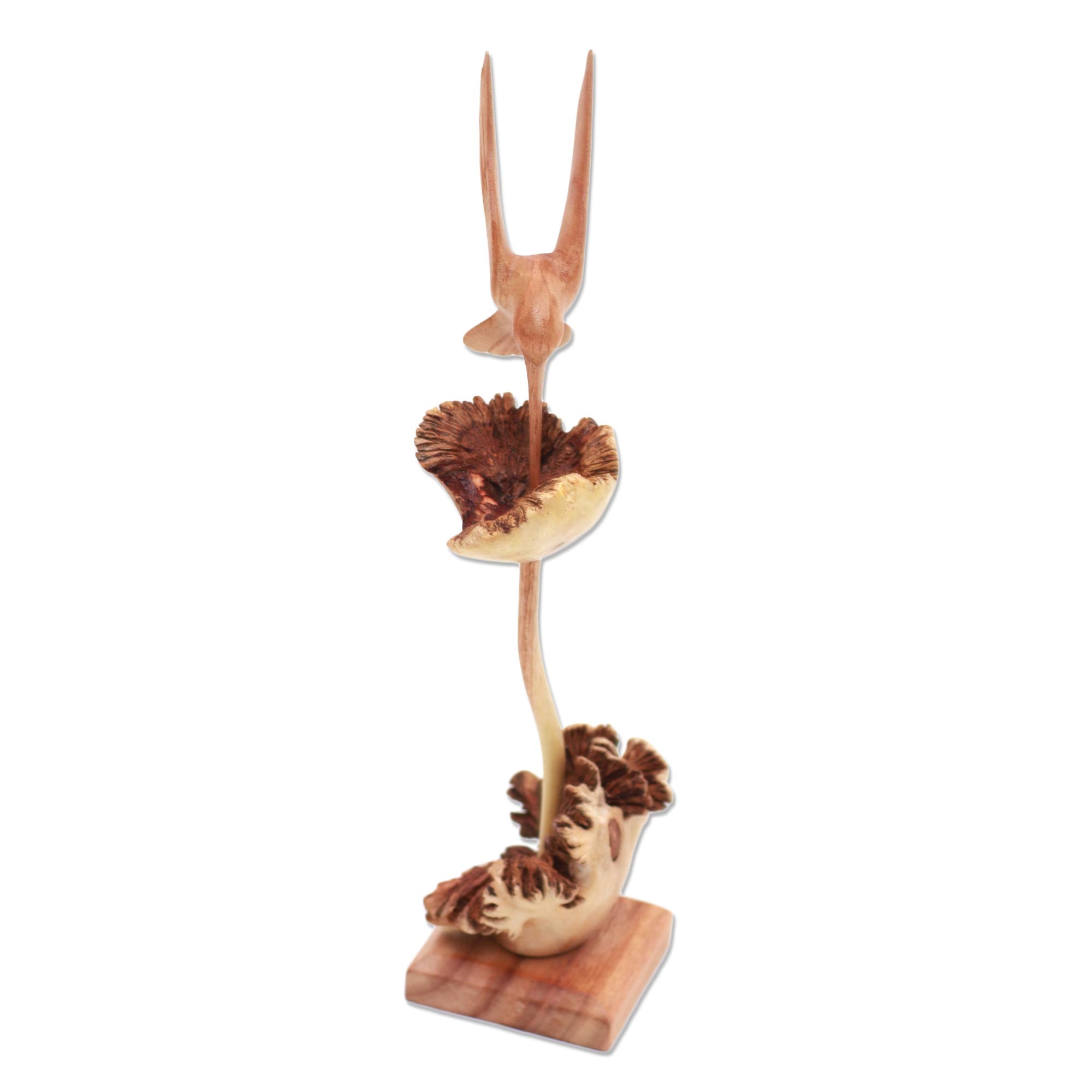 Premium Hand-Carved Hummingbird Sculpture – Nature-Inspired Home Decor from Bali