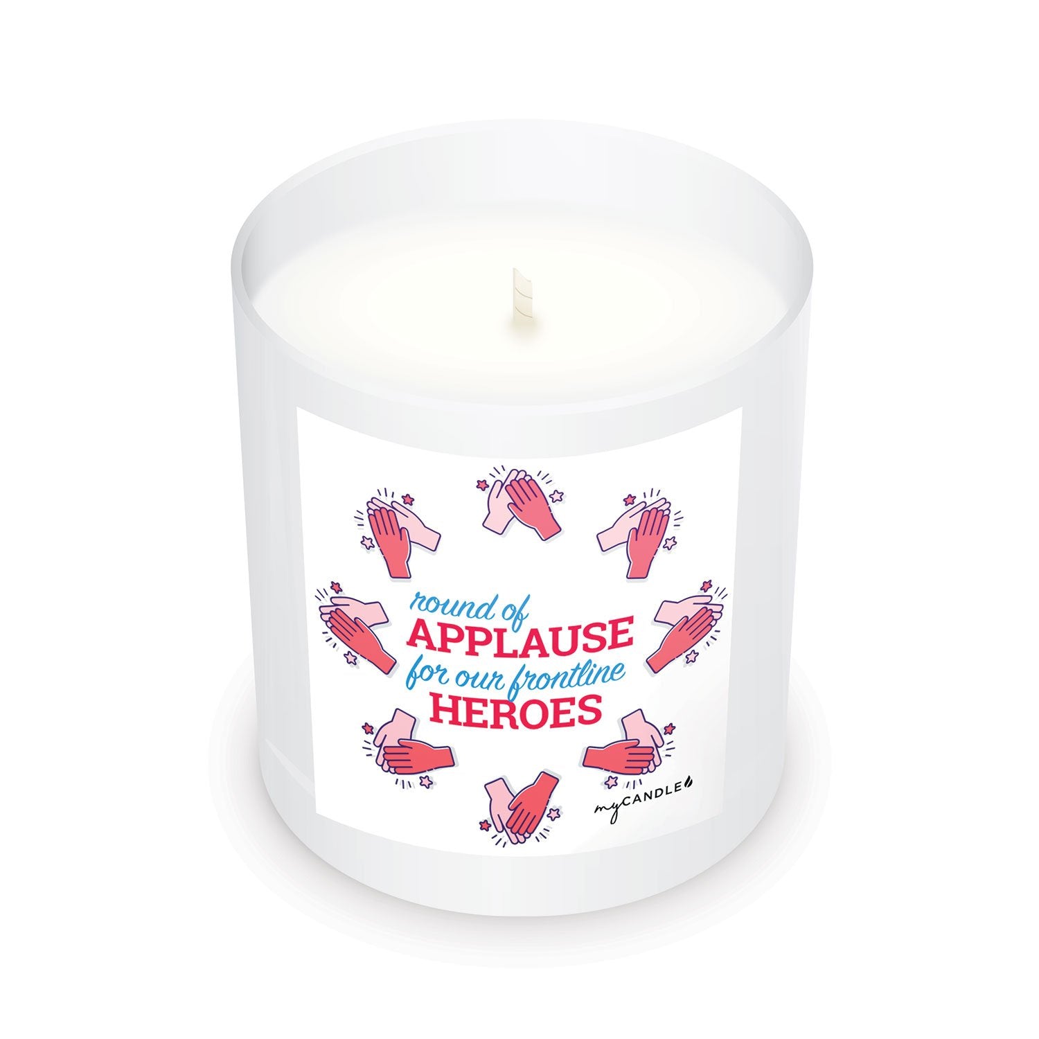 Premium Applause Candle for Frontline Heroes - Ultimate Gift Edition