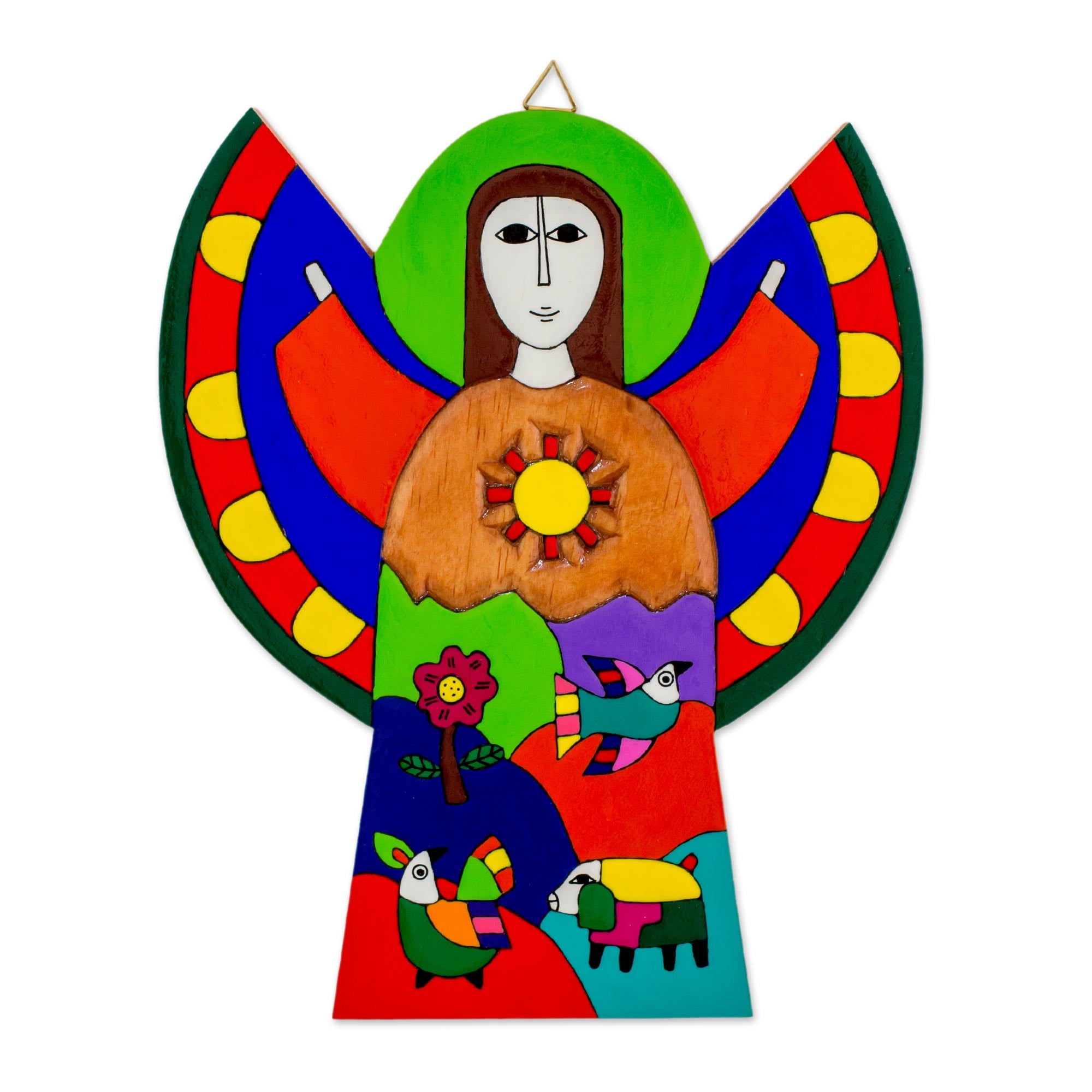Premium Angel Of Hope Wall Art - Handmade El Salvadorian Decor
