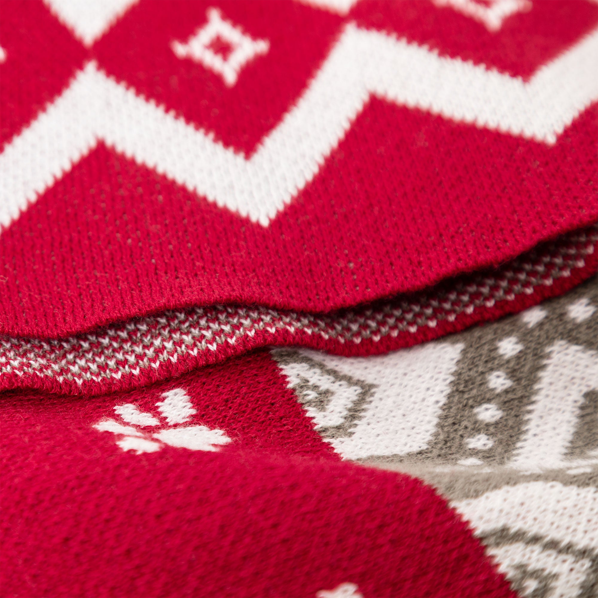 Premium Paw Prints Knitted Throw Blanket - Ultimate Holiday Comfort