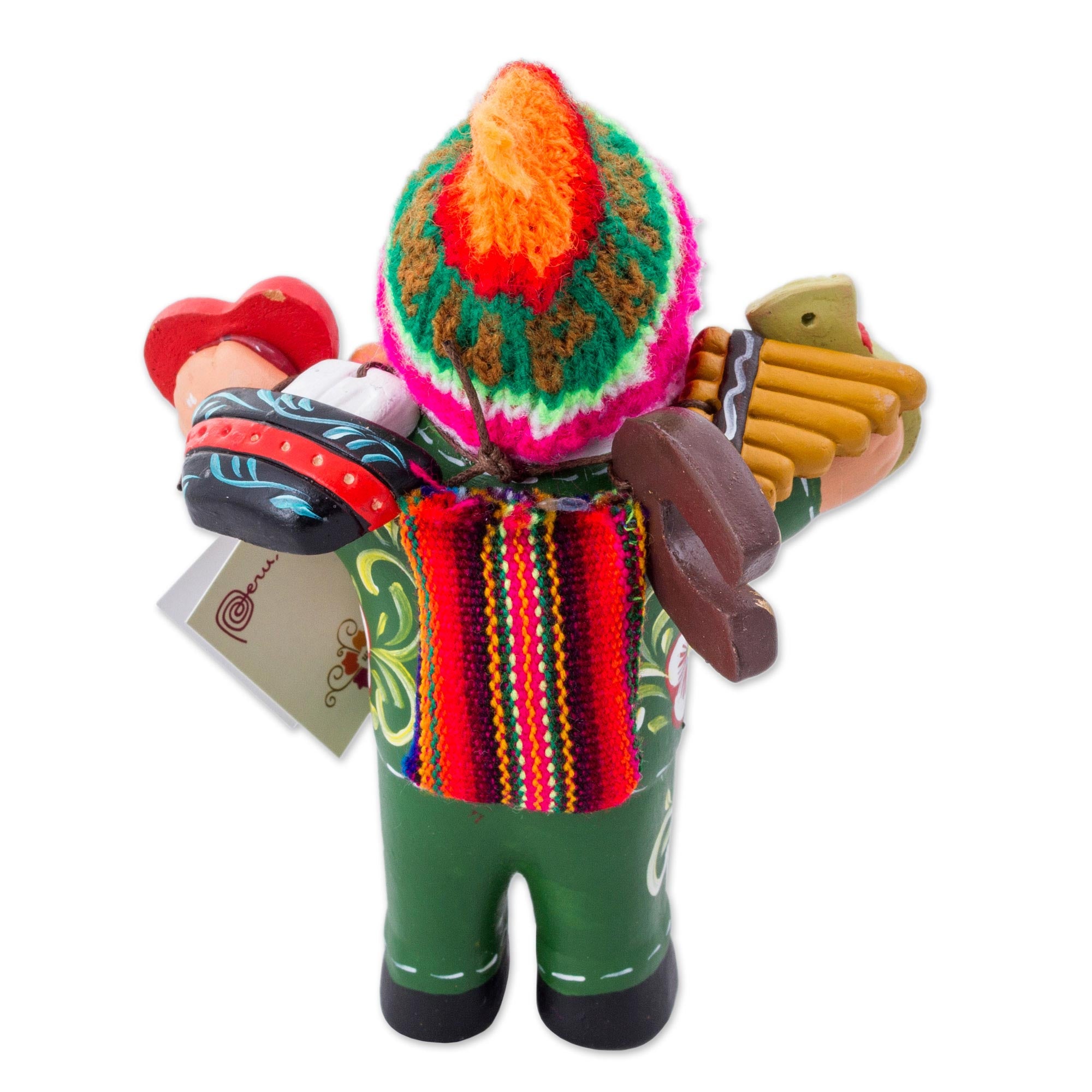 Premium Ekeko Ceramic Sculpture - Handcrafted Latin Good Fortune