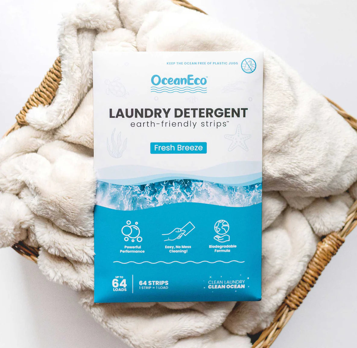Ultimate OceanEco™ Zero-Waste Laundry Detergent Strips