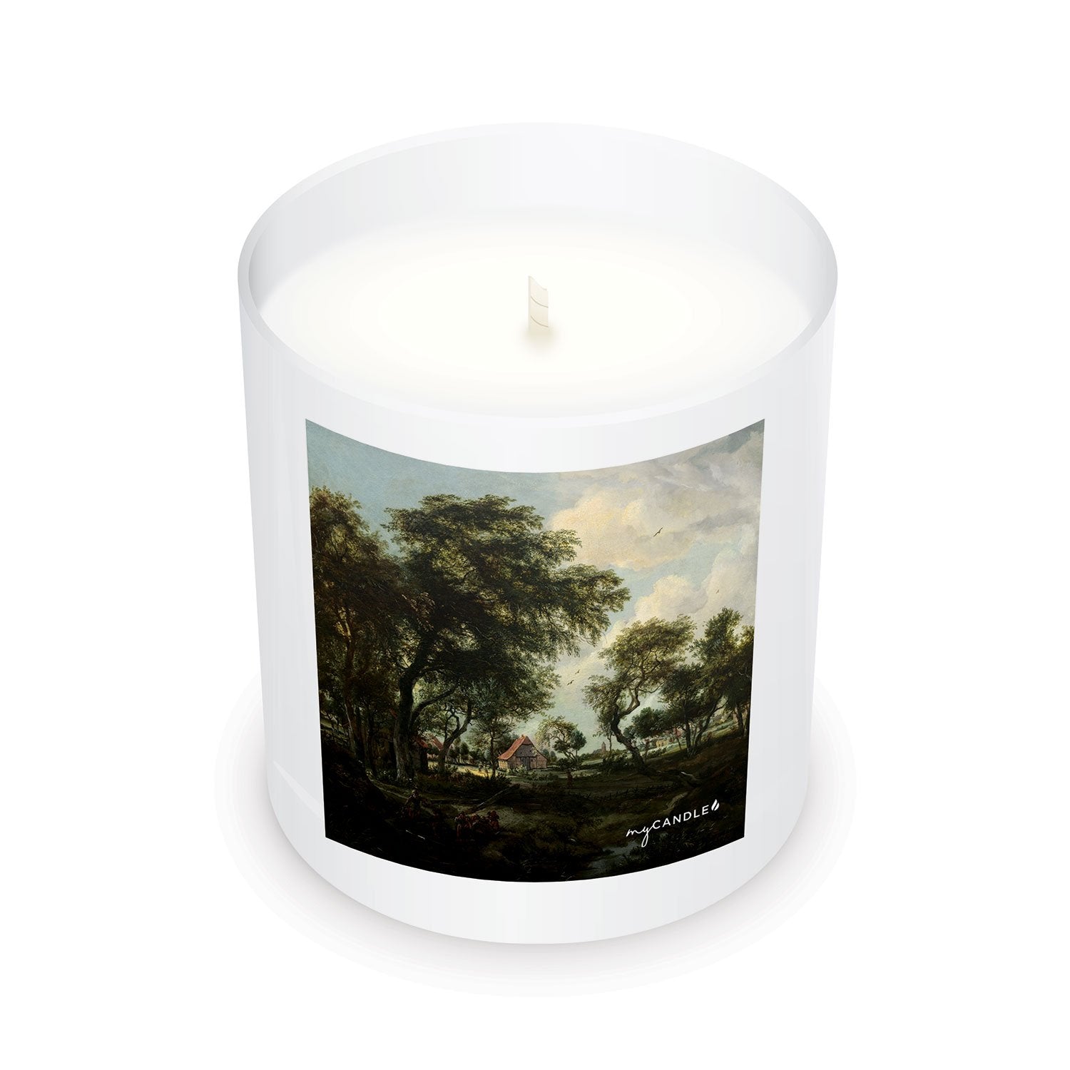 Premium Meindert Hobbema Artisan Candle - A Farm in the Sunlight