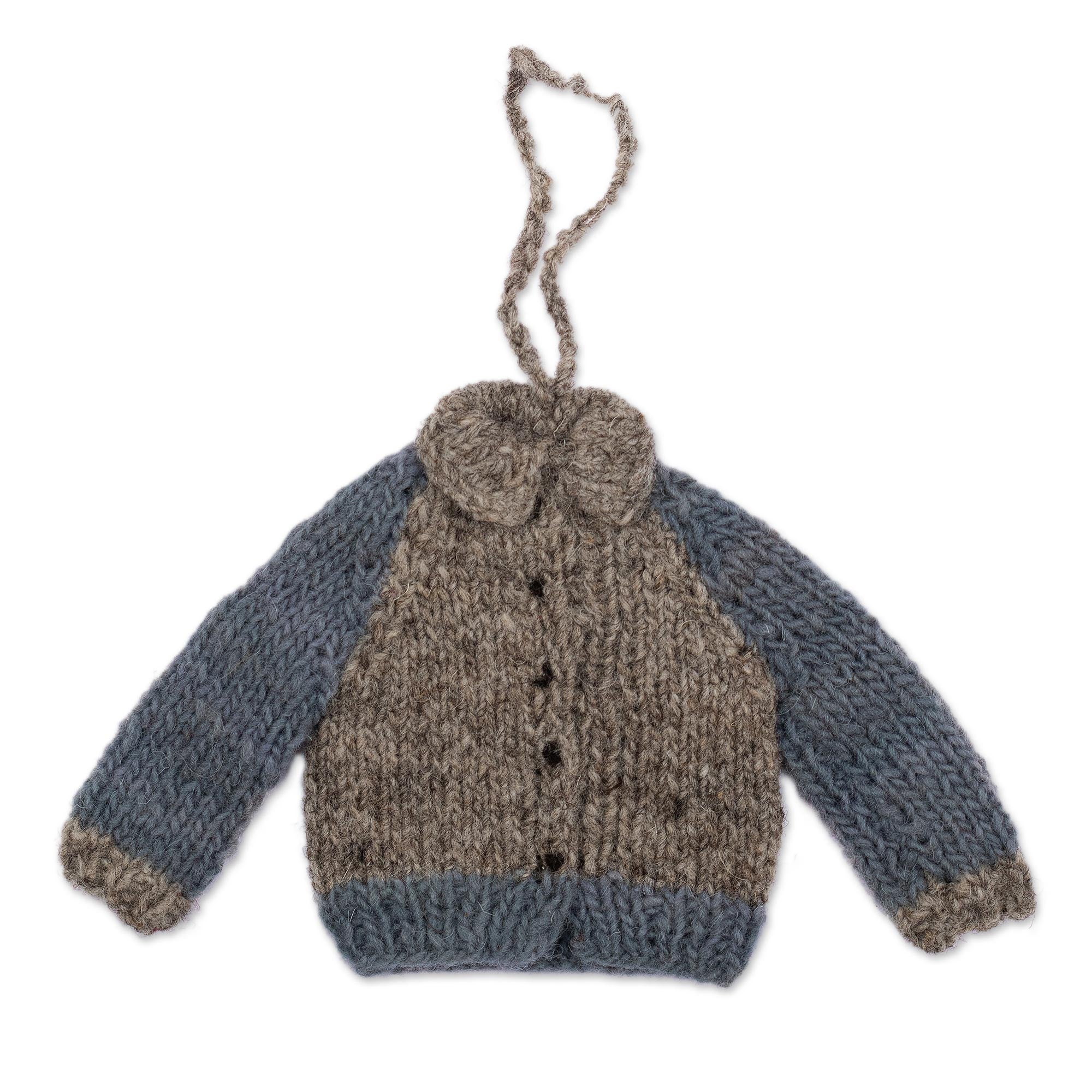 Premium Winter Warmers: Handcrafted Wool Ornaments from Peru (Set of 6)