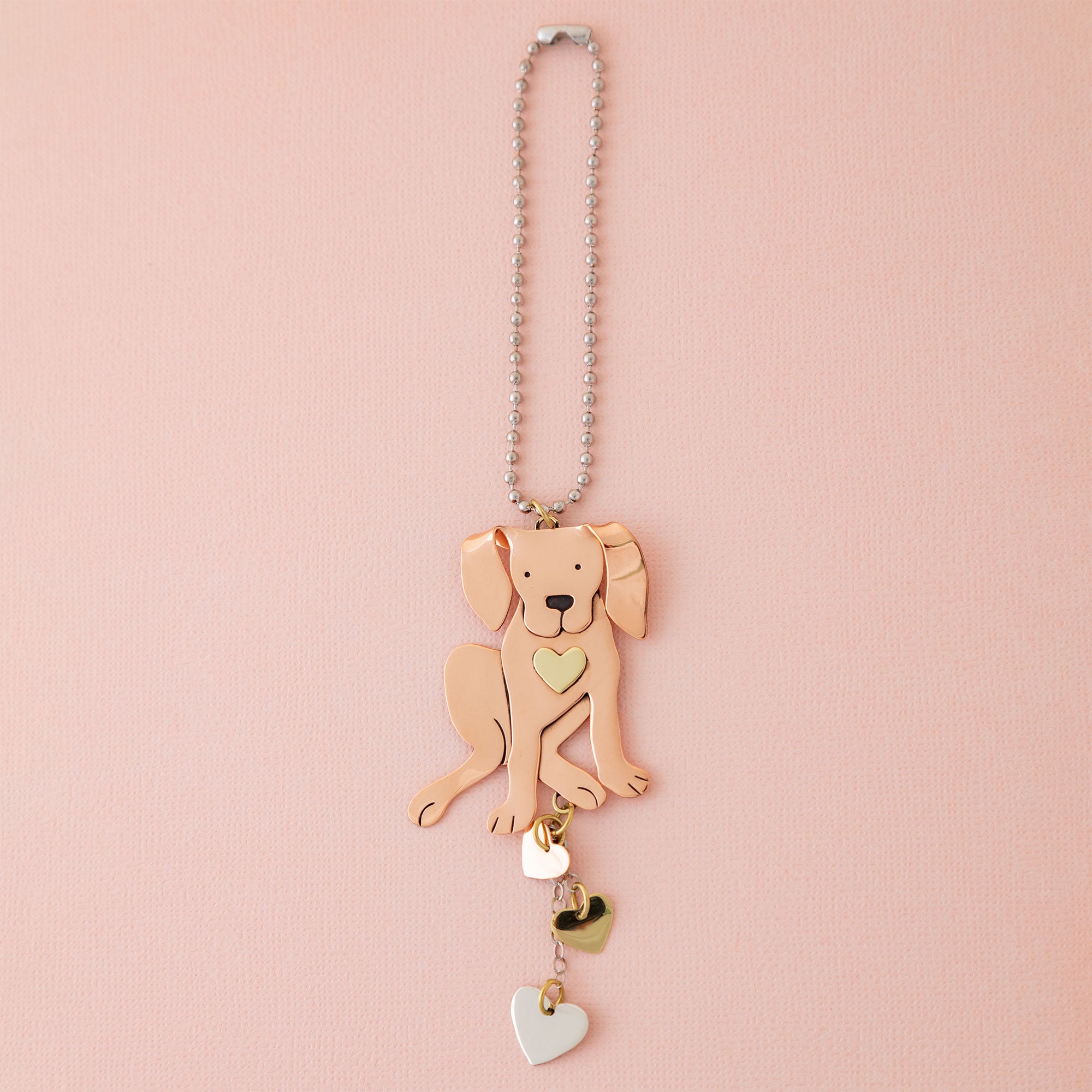 Premium Pet Parent Mixed Metal Car Charm - Ultimate Car Accessory