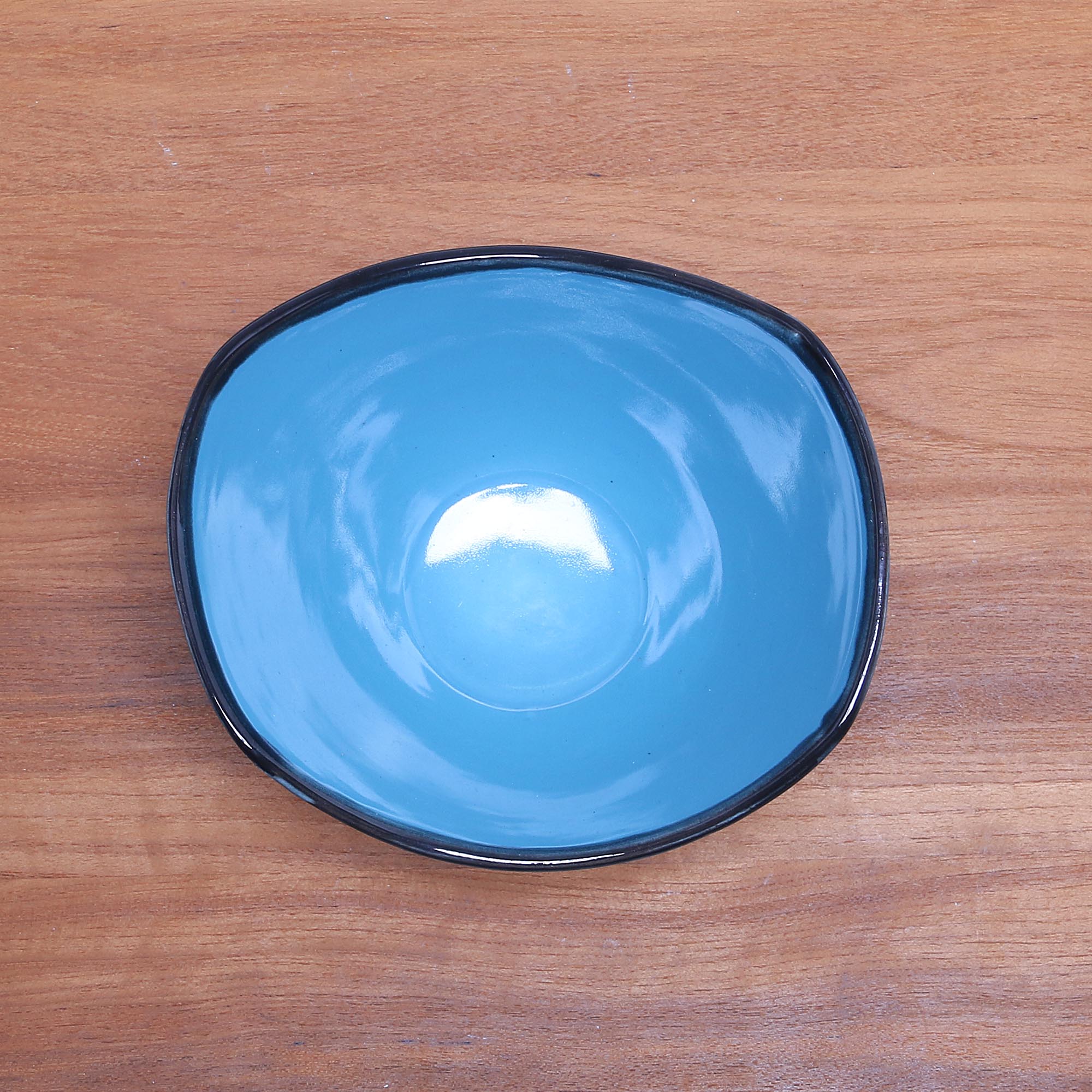 Premium Blue Wave Handcrafted Ceramic Bowl - Ultimate Kitchen Essential