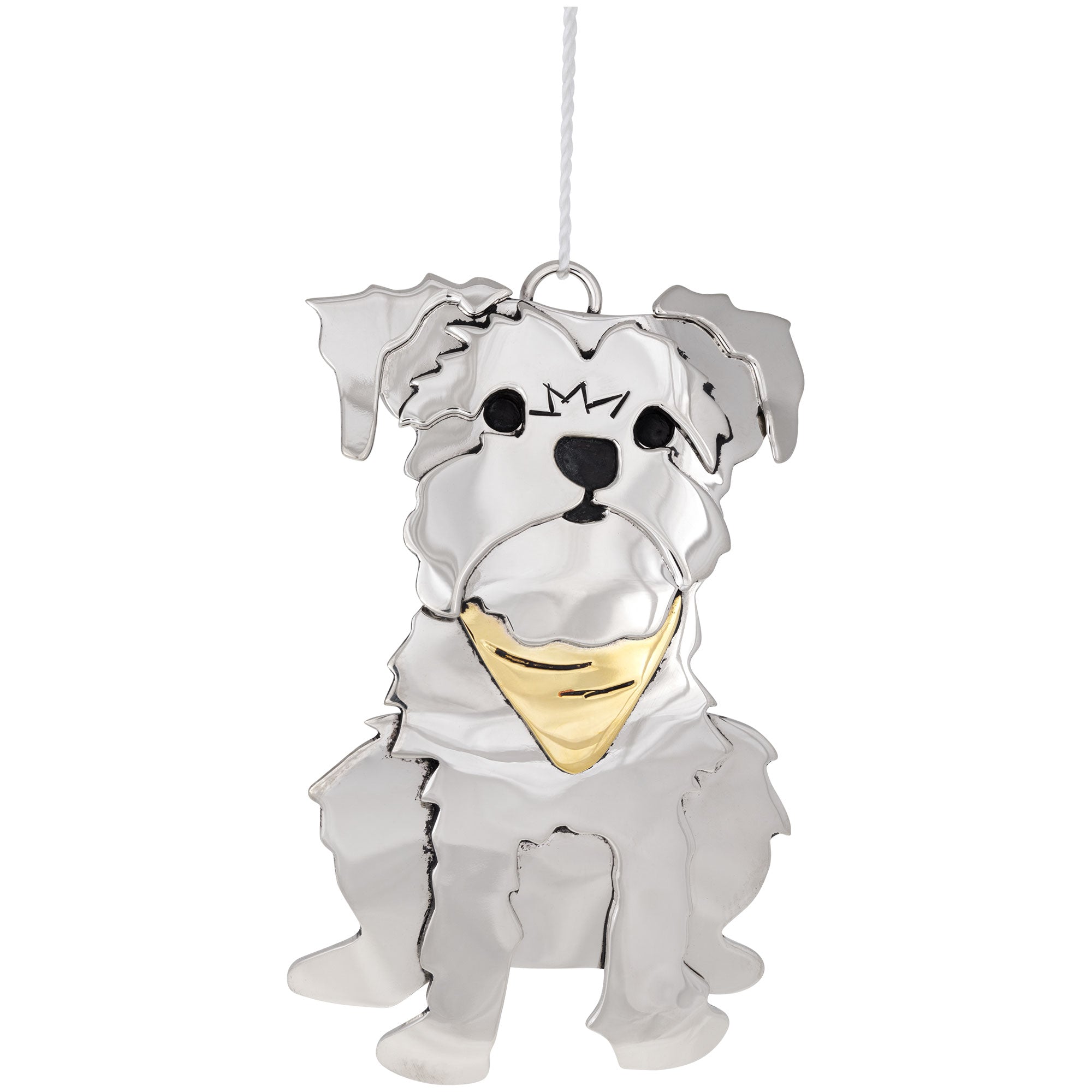 Premium Mixed Metal Dog Breed Ornament | Handmade Fair Trade Decor