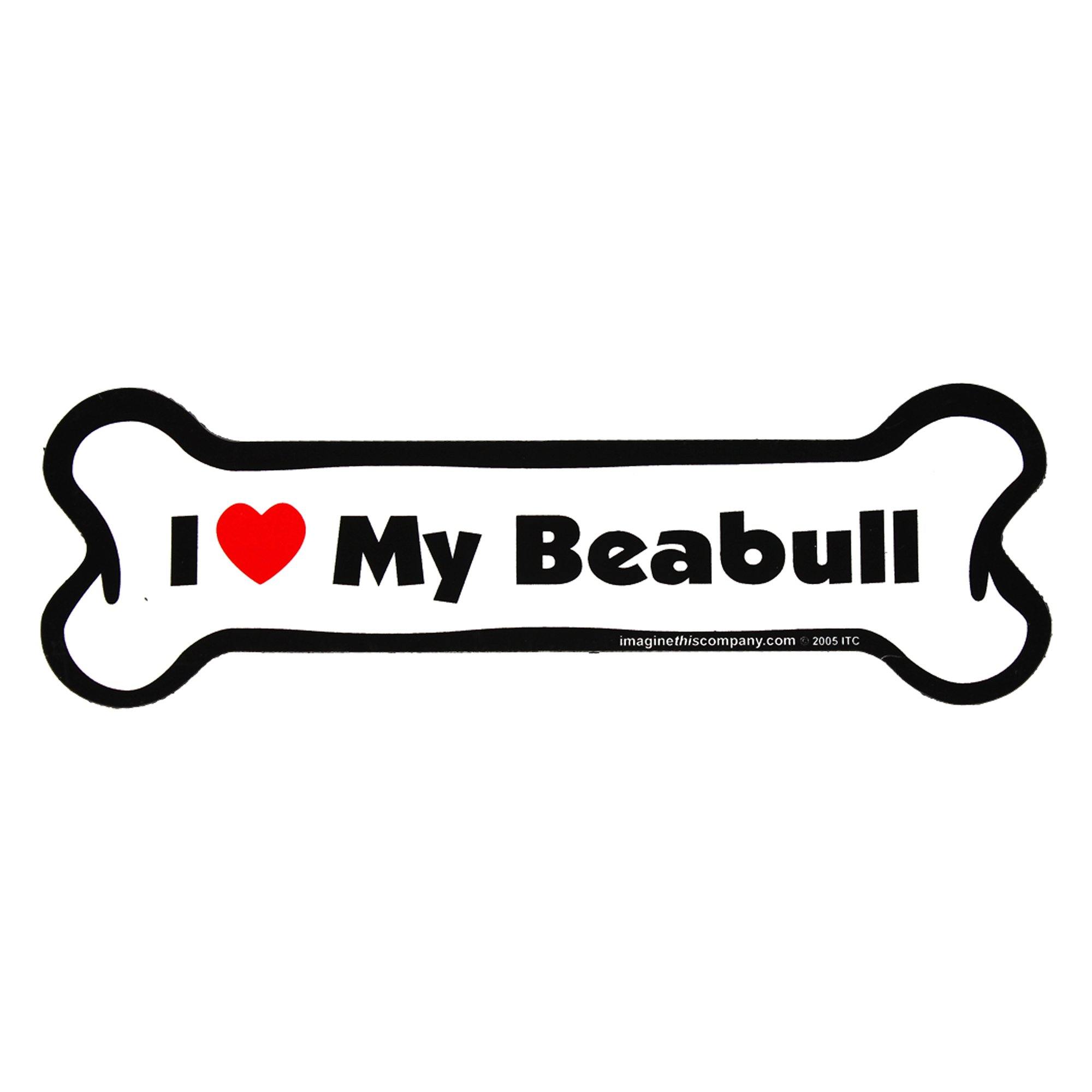Premium I Love My Dog Car Magnet: Breeds A - K | Ultimate Pet Lover's Accessory
