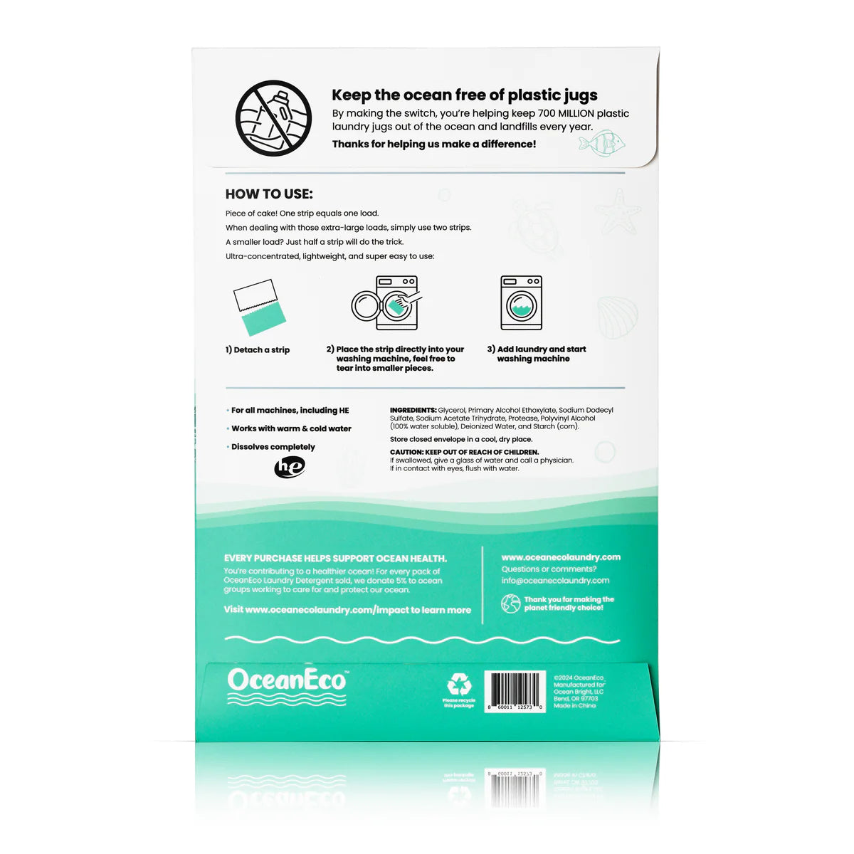 Ultimate OceanEco™ Zero-Waste Laundry Detergent Strips