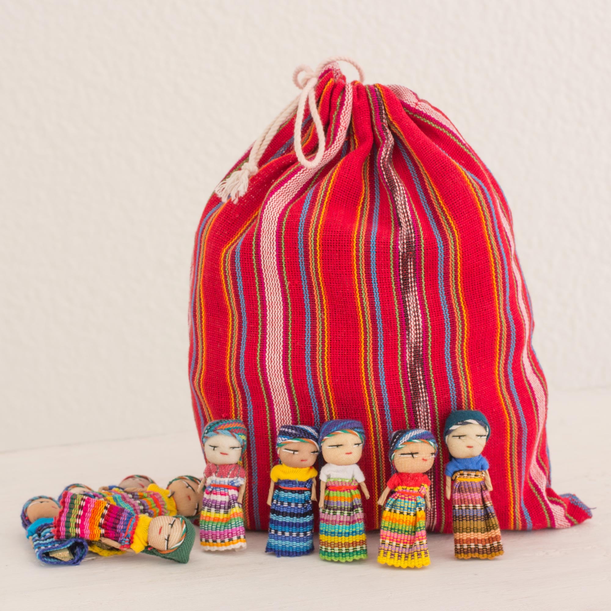 Premium Handmade Worry Doll Set - Ultimate Collection of 100