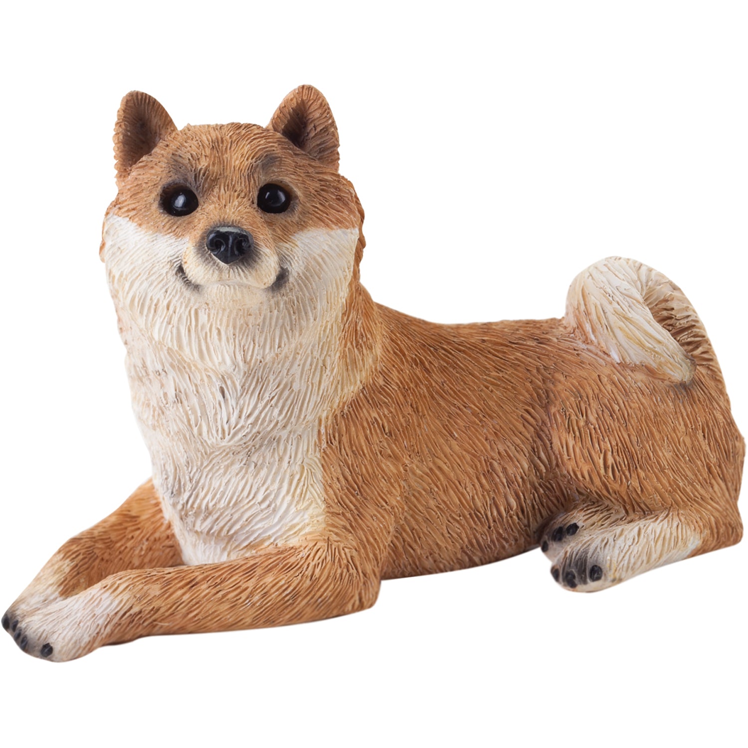 Premium Red Shiba Inu Sculpture - Handcrafted Dog Lover's Gift