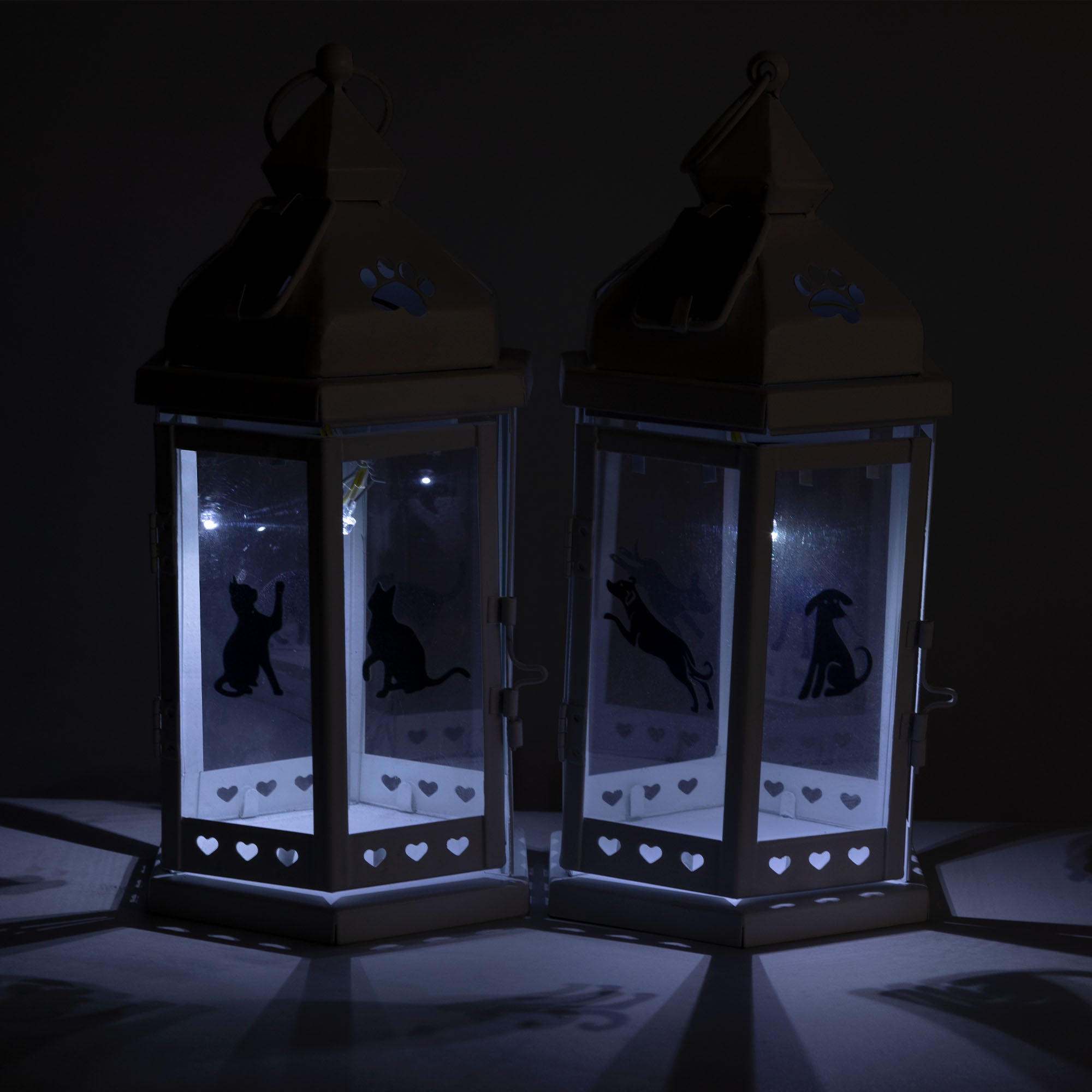 Premium Solar Pet Silhouette Lantern - Ultimate Outdoor Decor