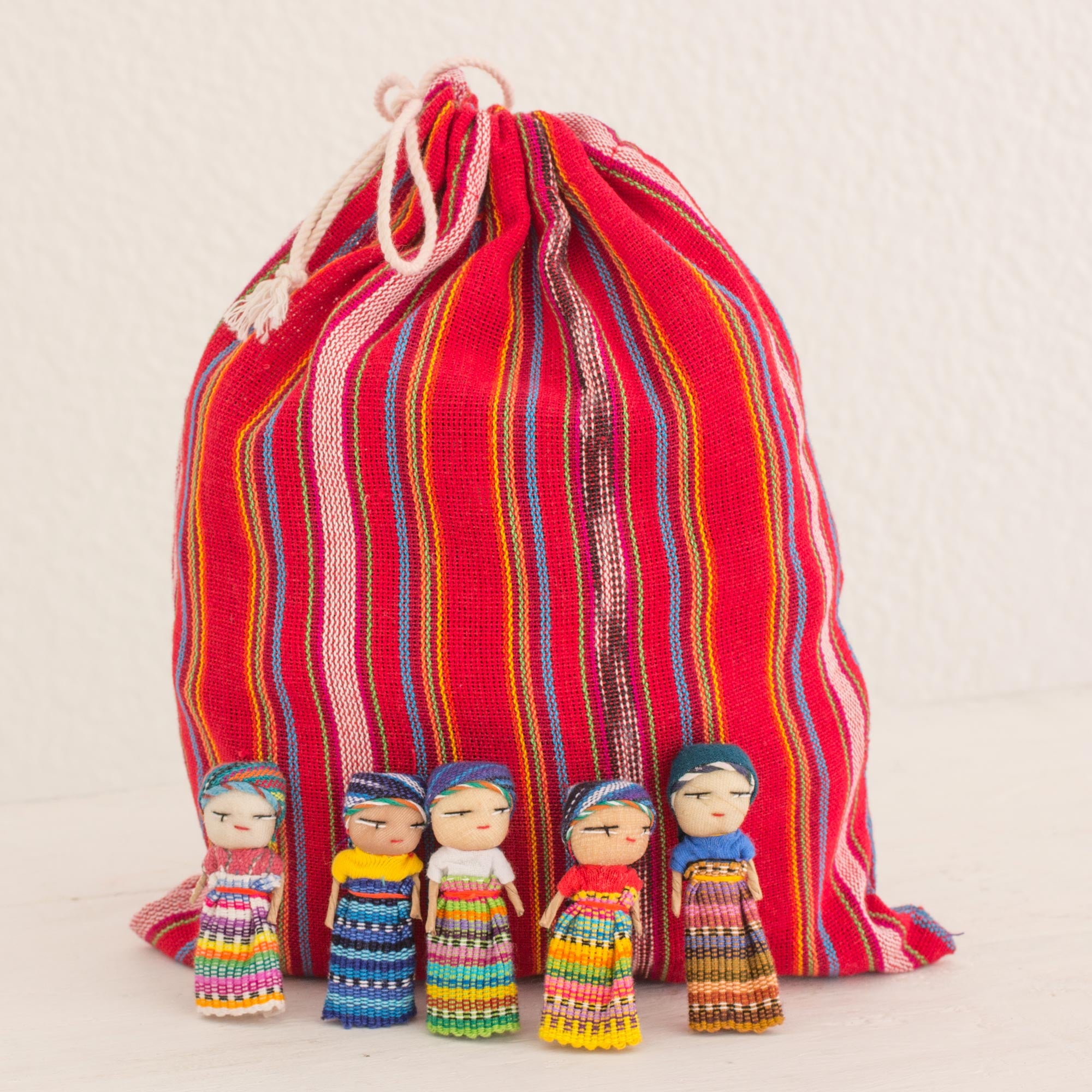 Premium Handmade Worry Doll Set - Ultimate Collection of 100