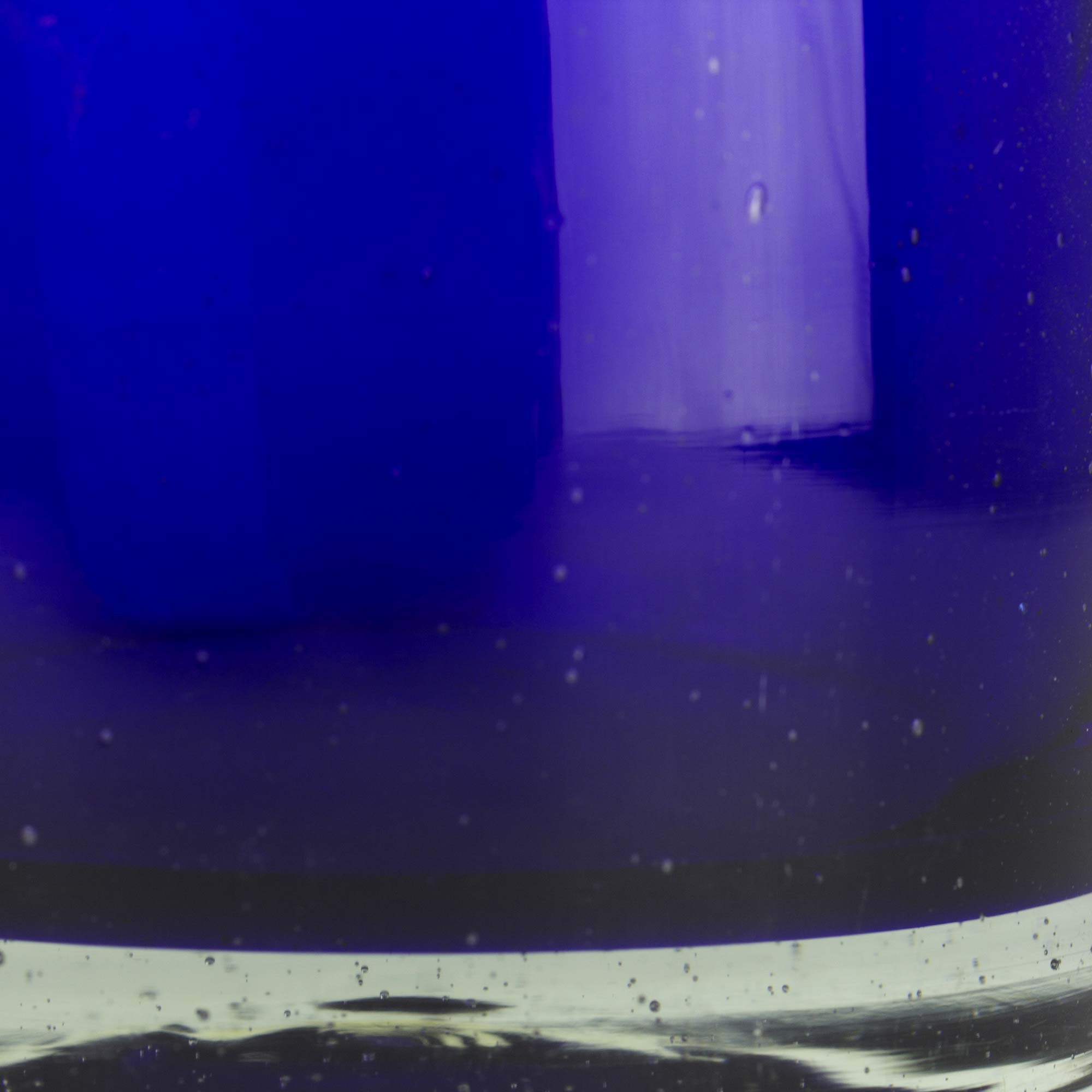 Premium Cobalt Blue Handblown Glass Cocktail Glasses - Set of 6