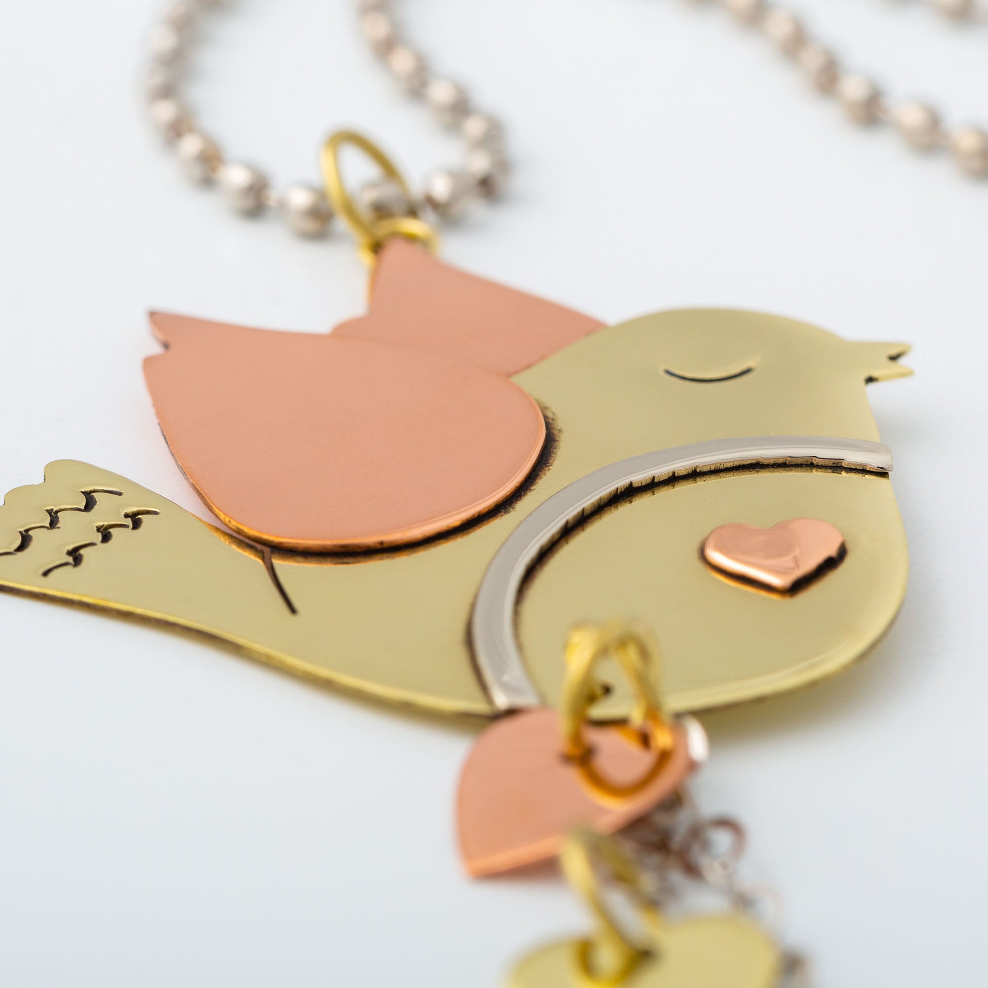 Premium Wildlife Wonder Mixed Metal Car Charm - Handcrafted in Mexico