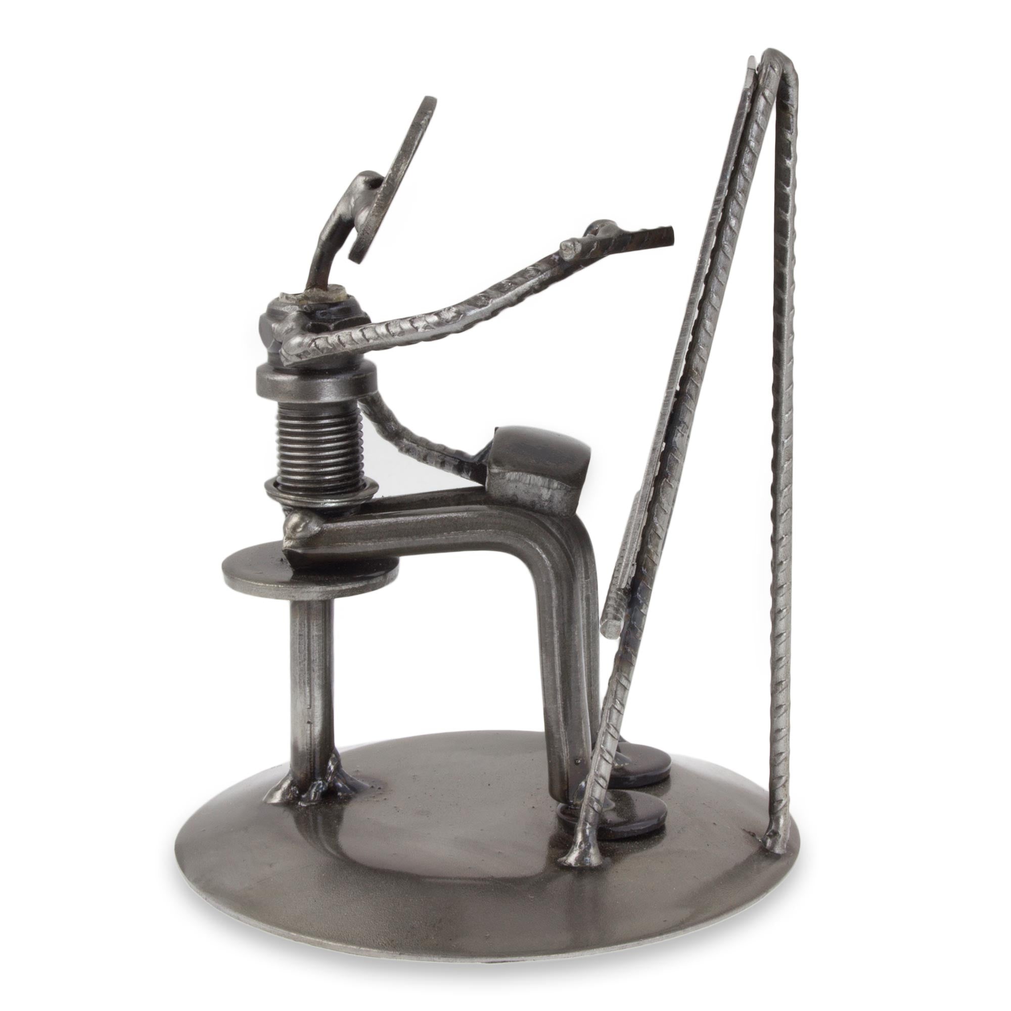 Premium Rustic Metal Sculpture - Handmade Artist Statement Piece