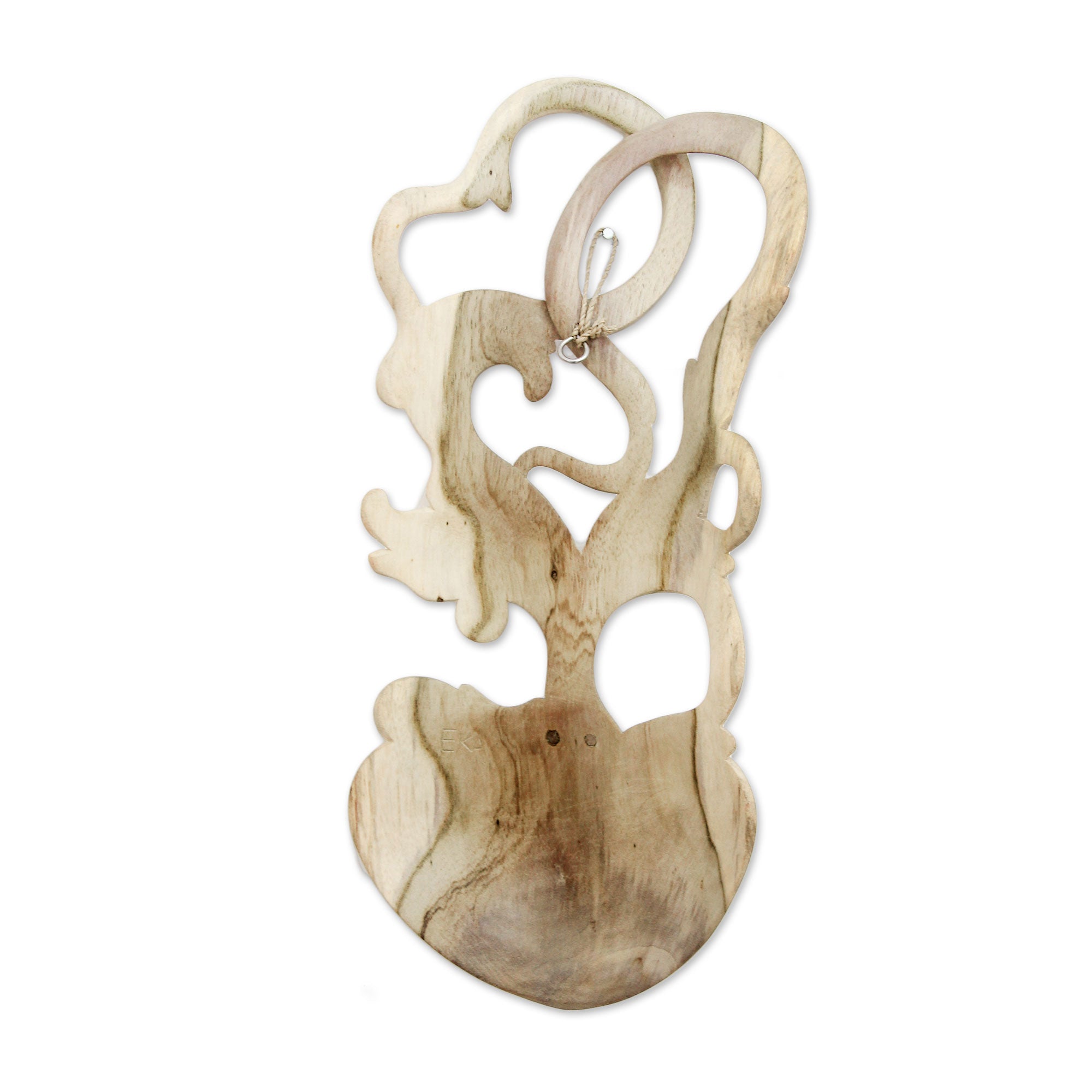 Premium Balinese Hibiscus Wood Mask – Unique Artisan Craft