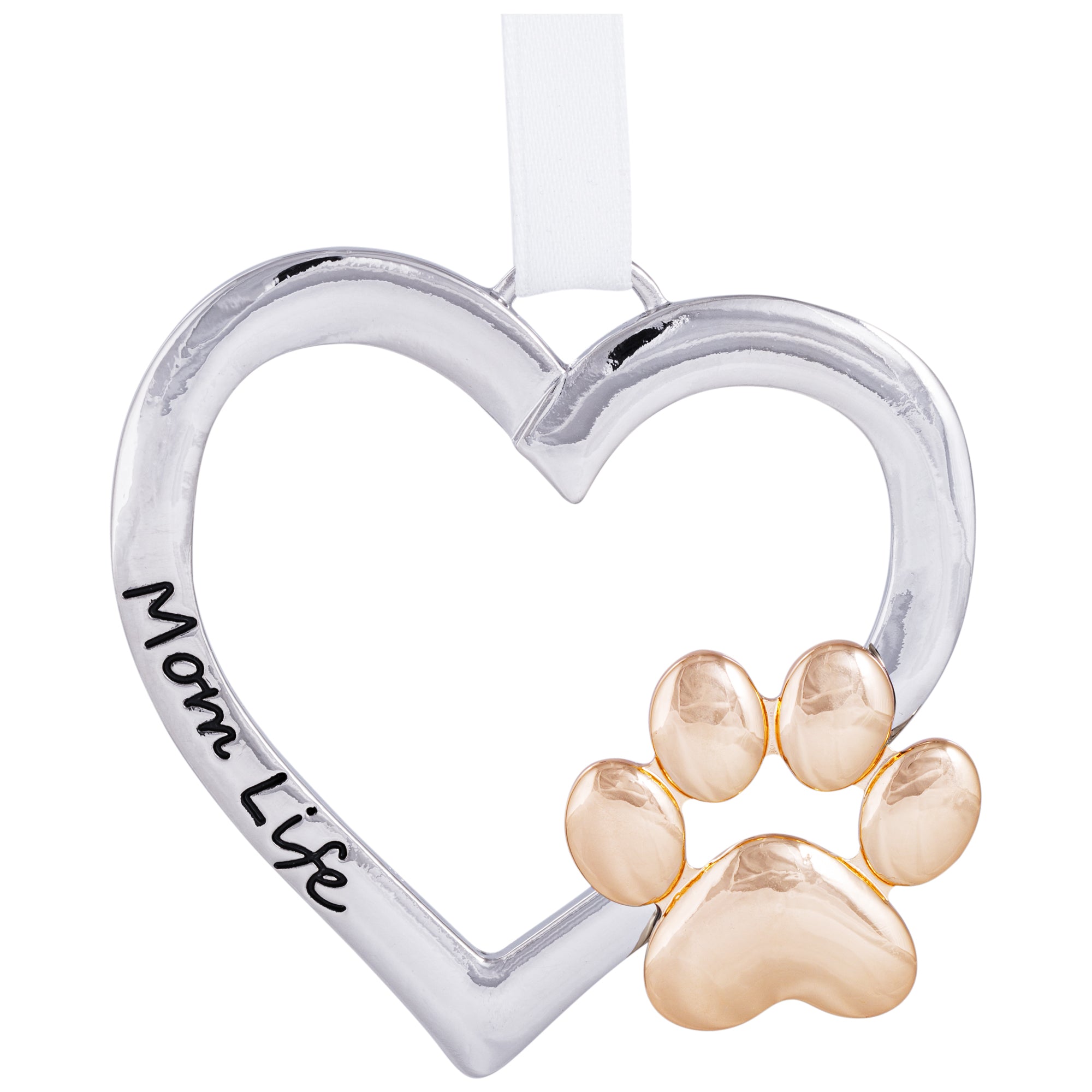 Premium Paw Print Mom Life Ornament - Ultimate Pet Parent Gift