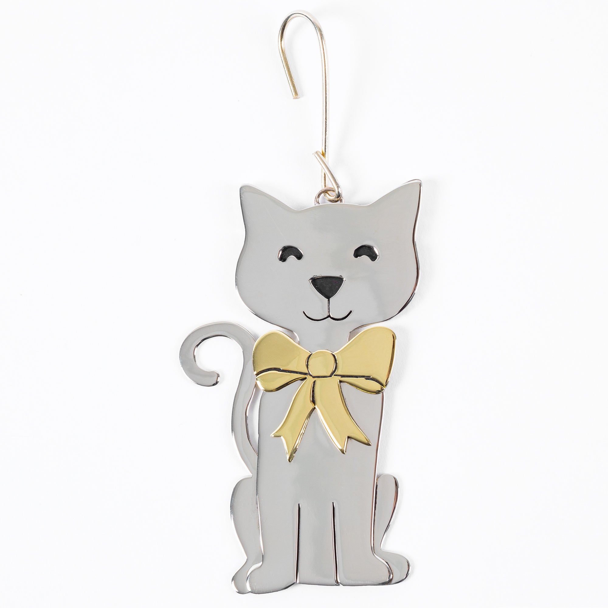 Premium Handcrafted Cat Ornament - Fair Trade Holiday Decor