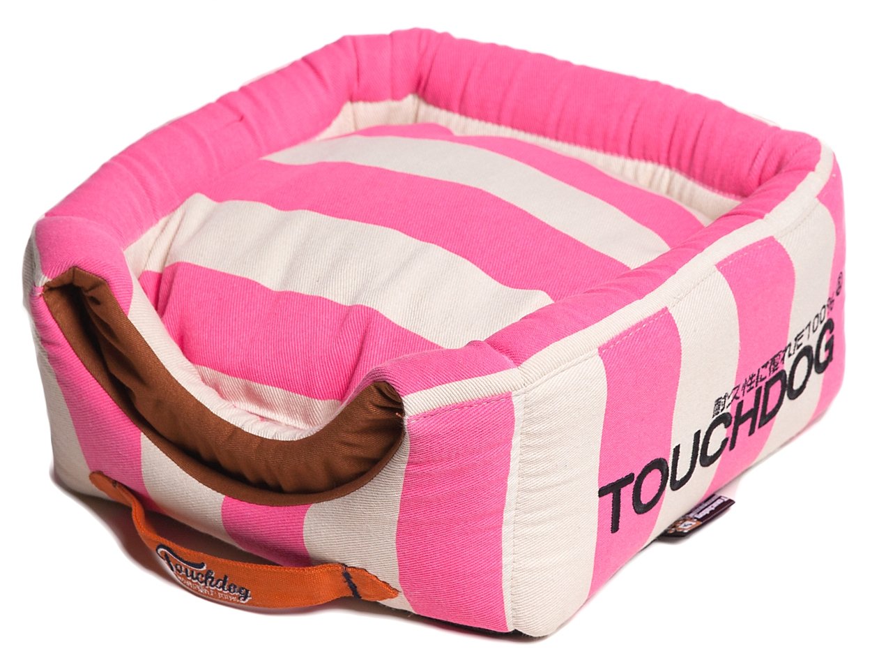 Touchdog® Premium Polo-Striped 2-in-1 Collapsible Dog House Bed – Ultimate Comfort for Your Pet