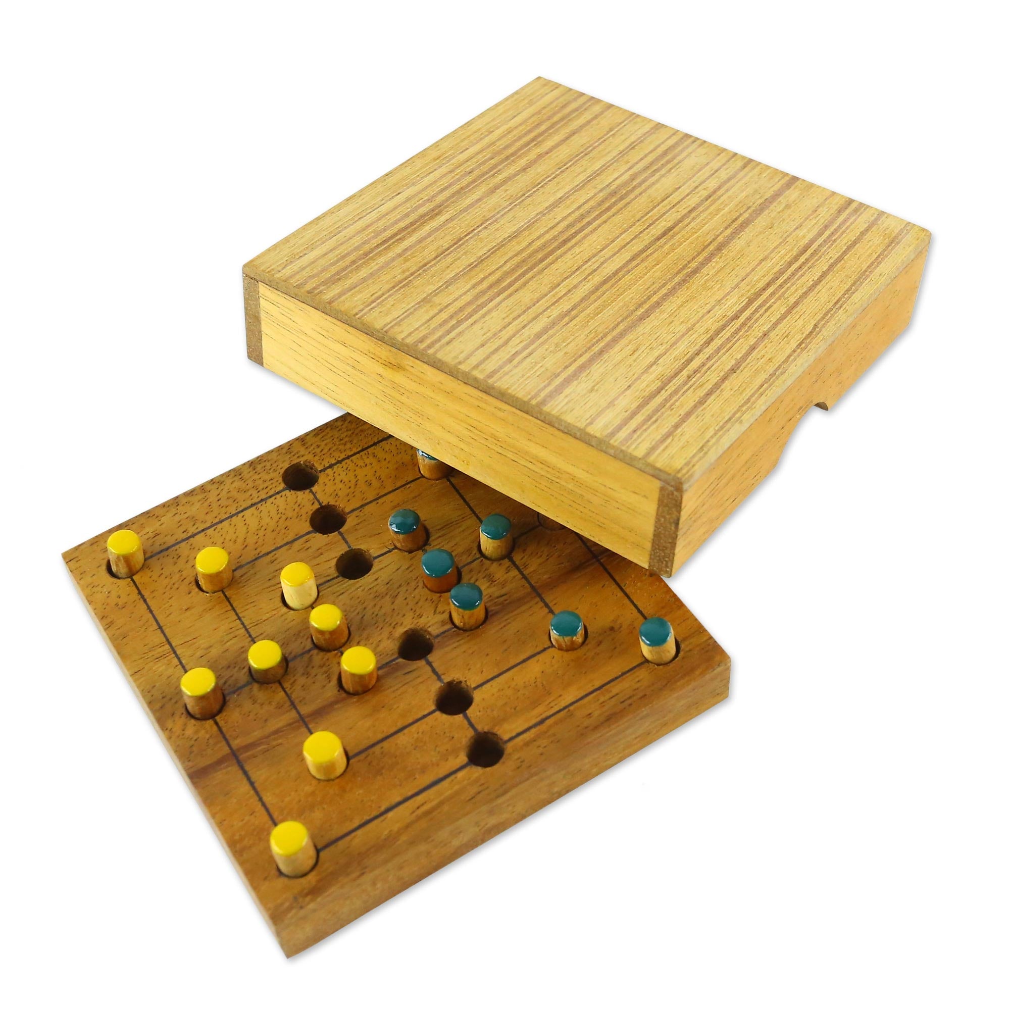 Premium Strategy Square Game - Ultimate Wooden Board