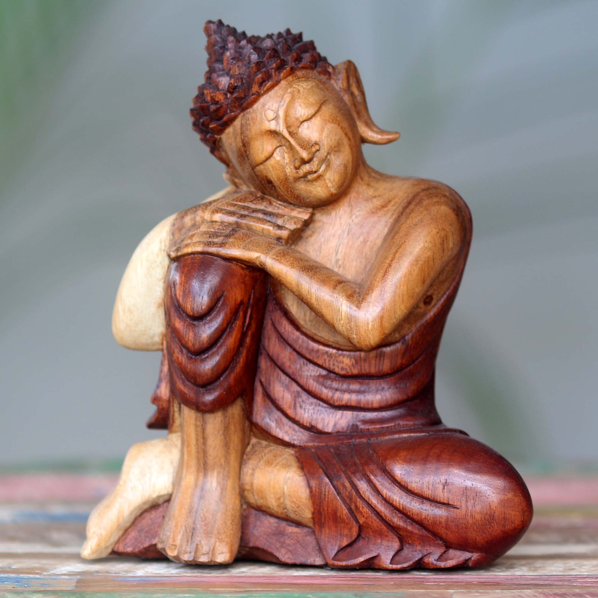 Premium Hand-Carved Balinese Sleeping Buddha Sculpture – Ultimate Peaceful Art Piece