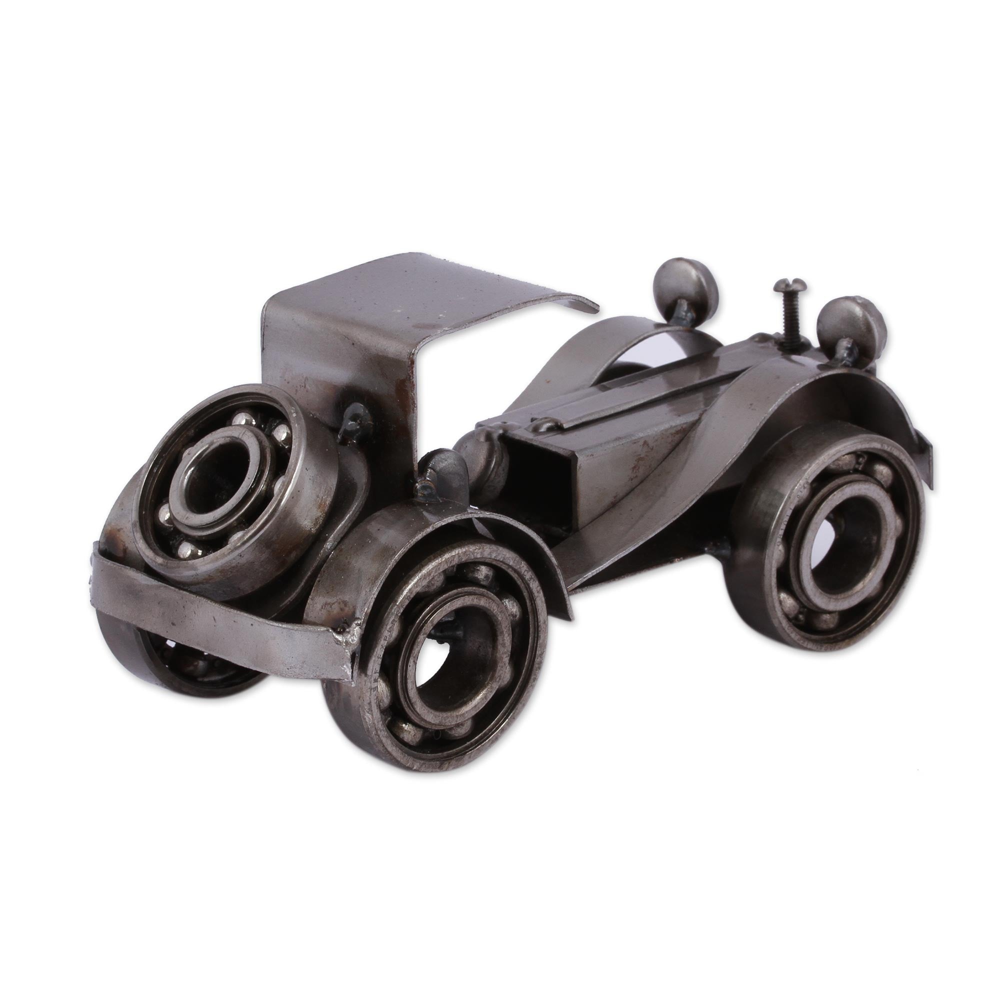 Premium Rustic Car Sculpture - Handmade Metal Art