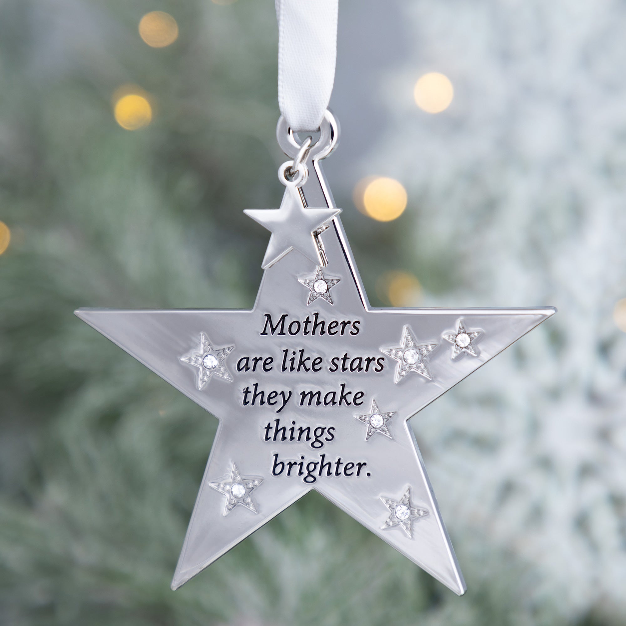 Premium Sisters & Mothers Keepsake Ornament - Timeless Shine