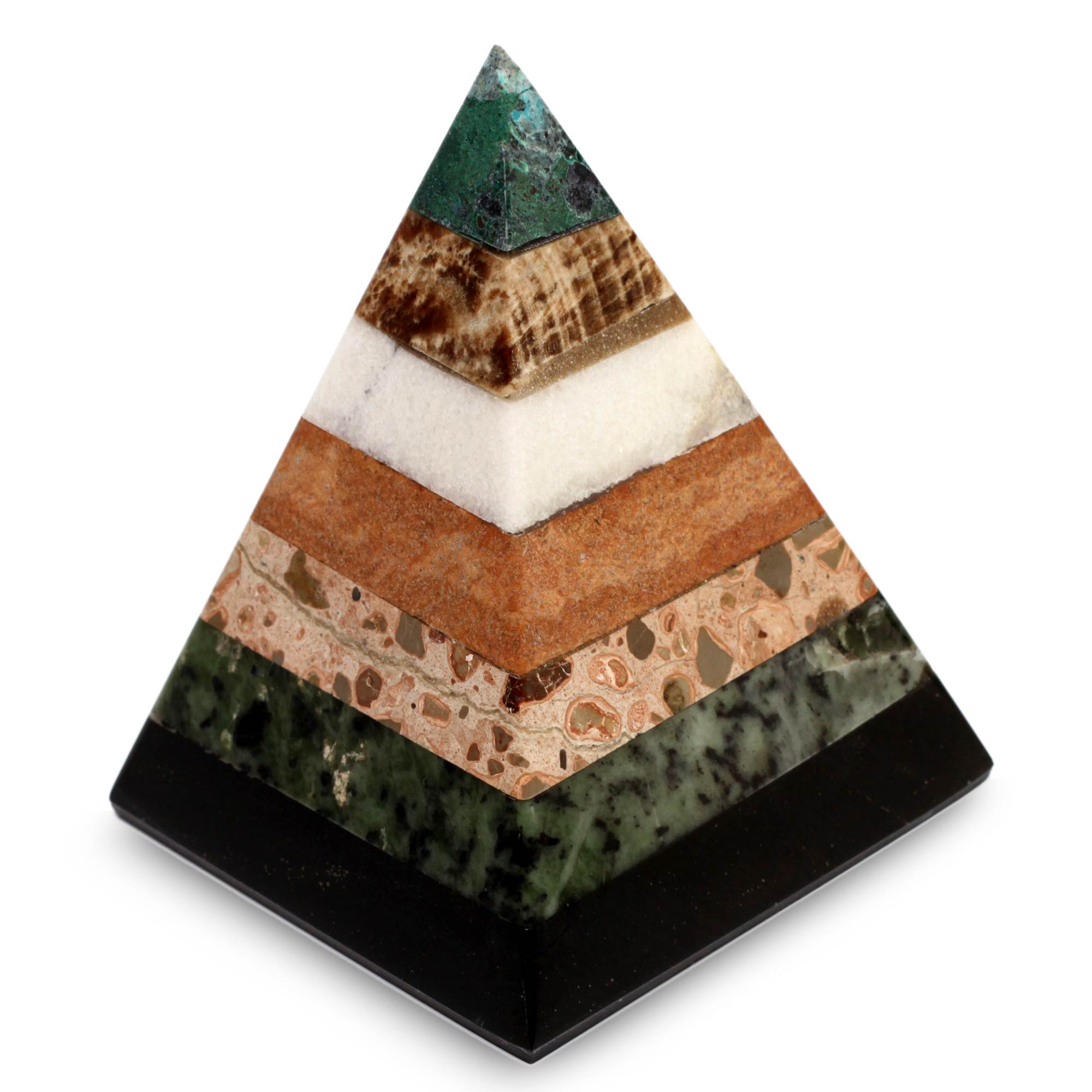 Premium Handcrafted Gemstone Pyramid - Ultimate Energy Enhancer