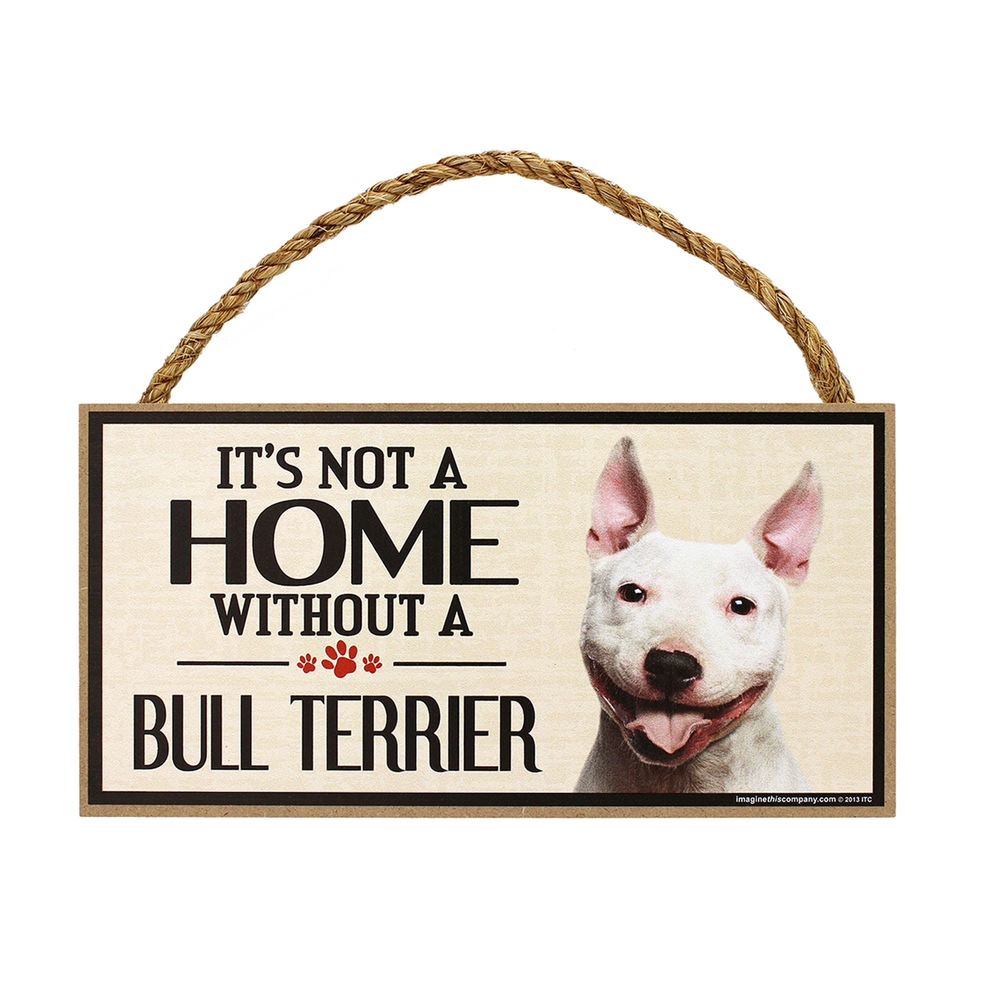 Premium Rustic Dog Lover Sign - 'Home is Where the Dog Is'