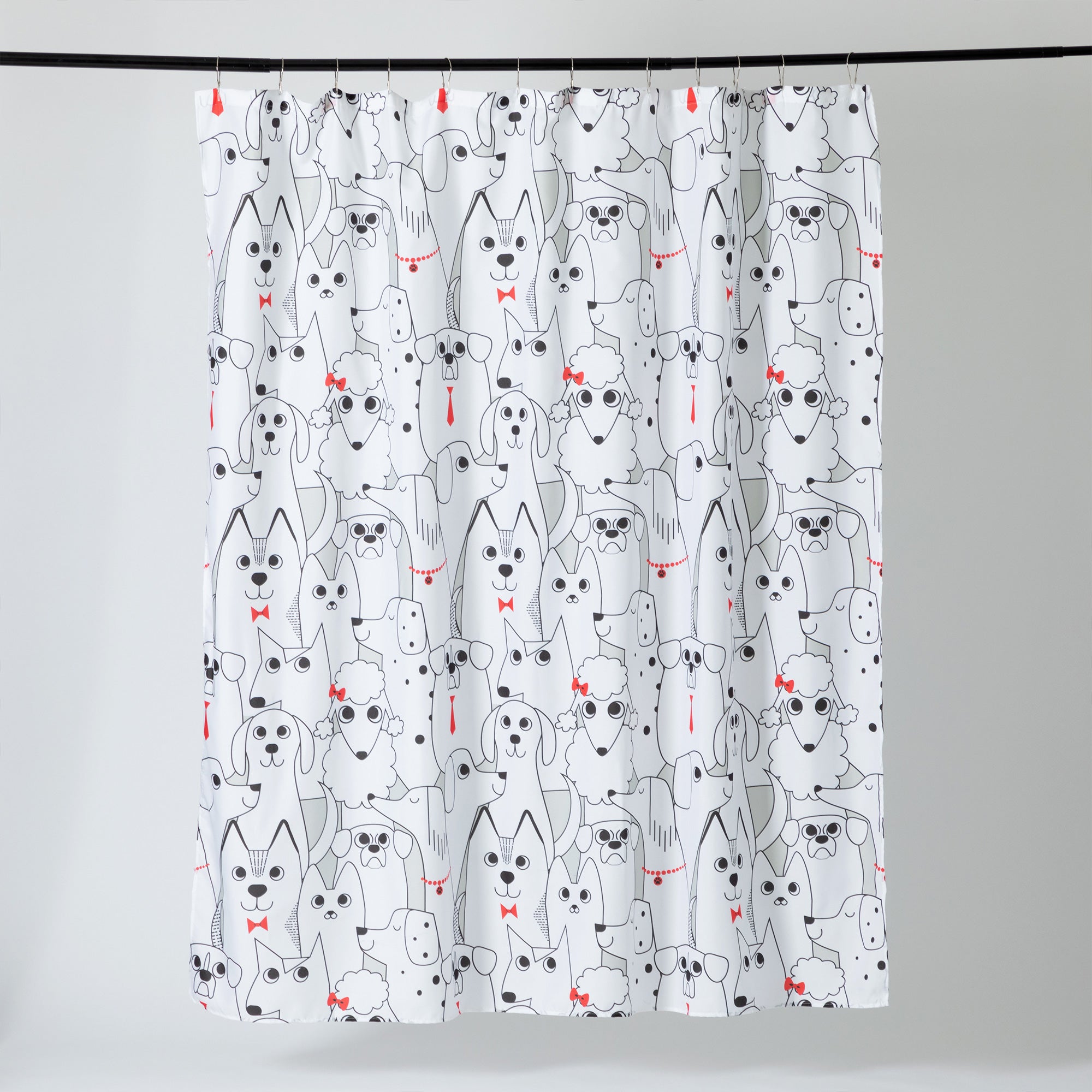 Premium Animal Lover's Shower Curtain Set with 12 Hooks - Upgrade Your Bathroom Decor