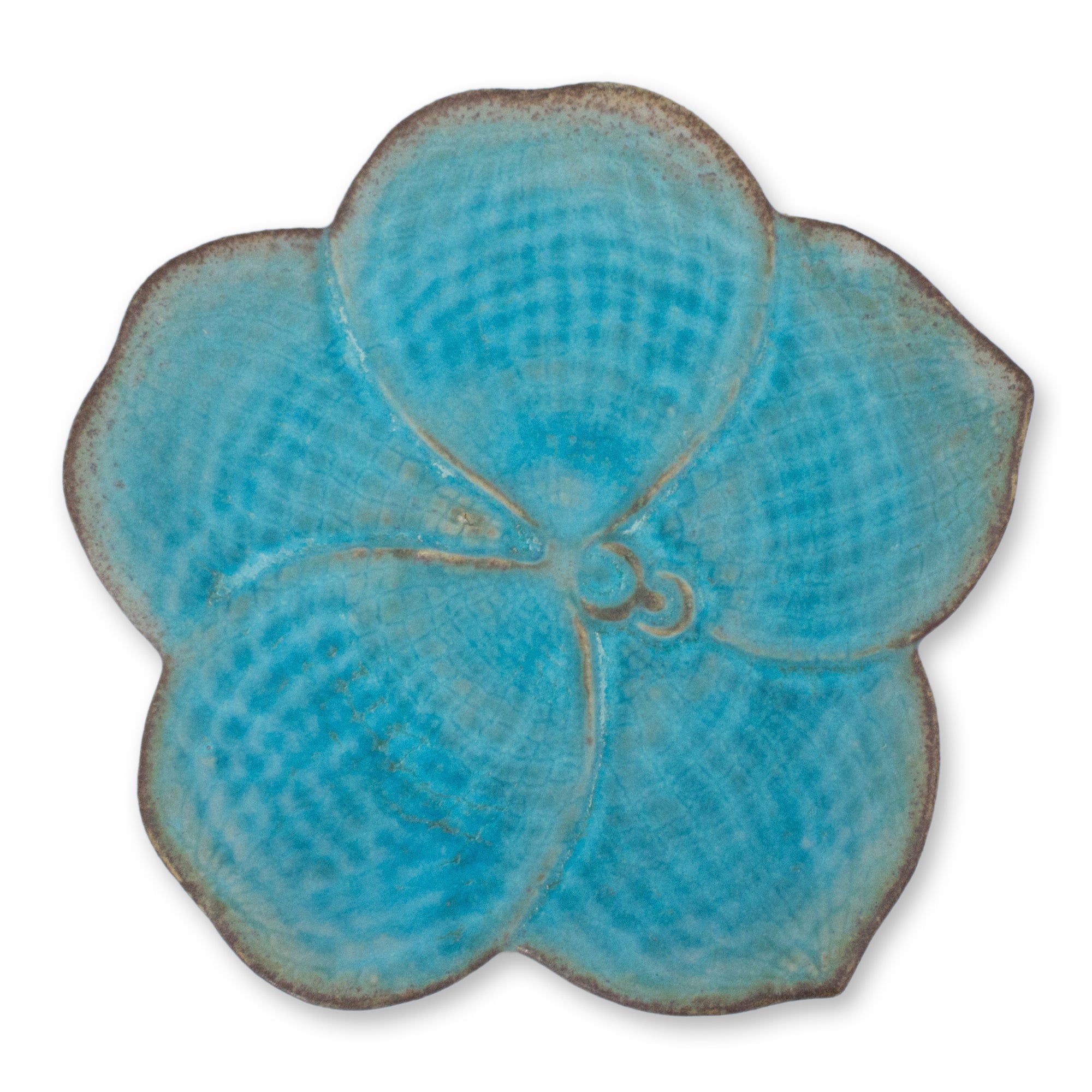 Premium Turquoise Vanda Handmade Ceramic Salad Plate – Upgrade Your Dining Experience