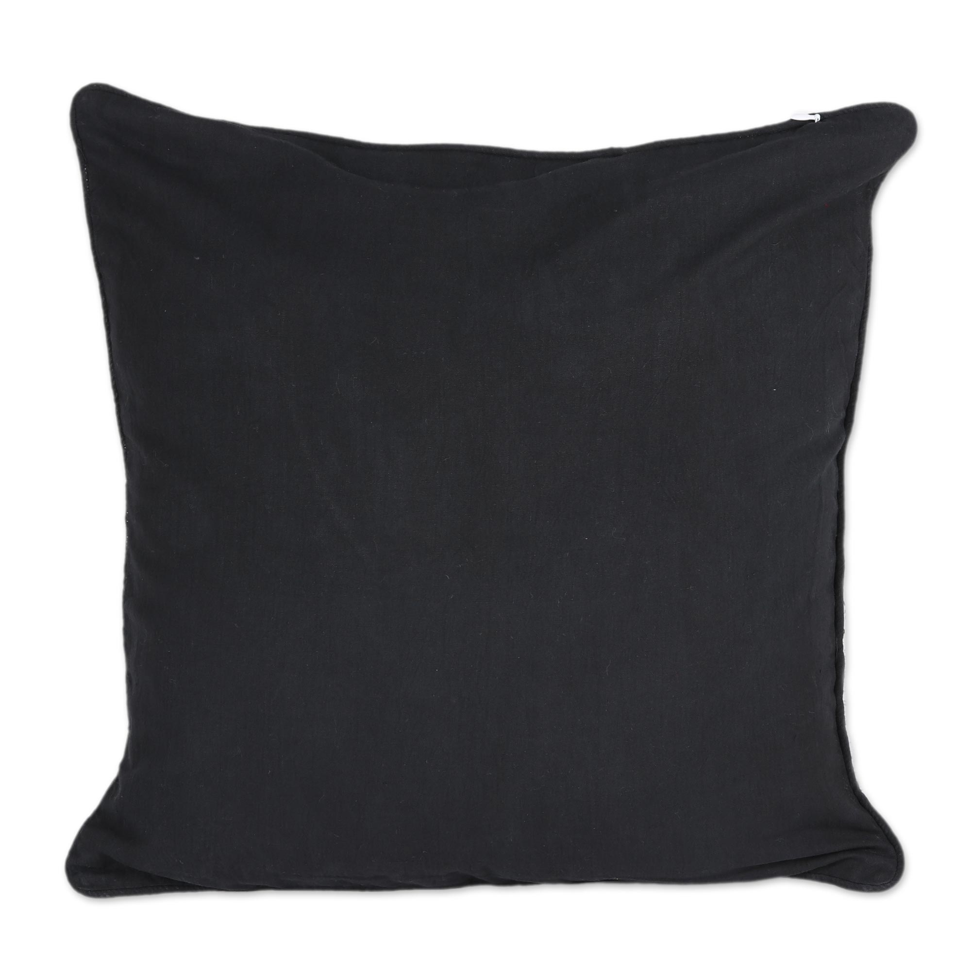 Premium Sparrow Cotton Cushion Covers – Elegant Kantha Stitch Design