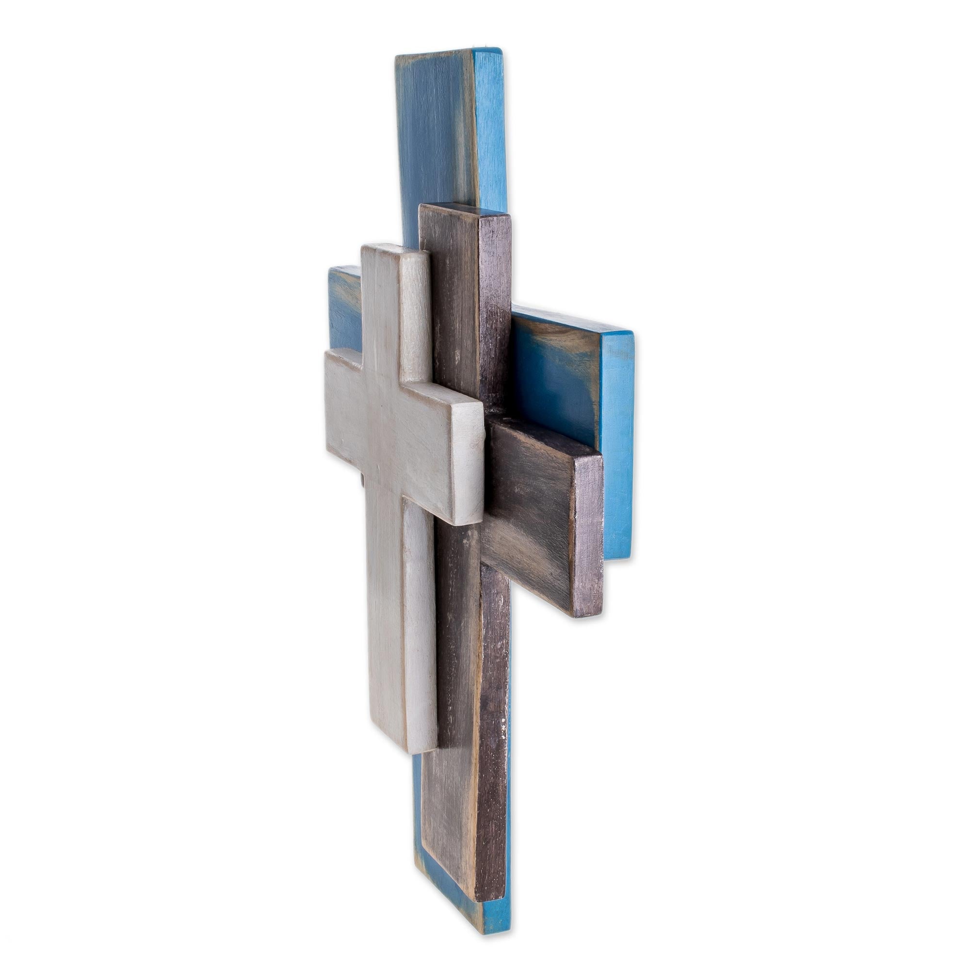 Premium Trinity Wall Cross – Handmade in Guatemala