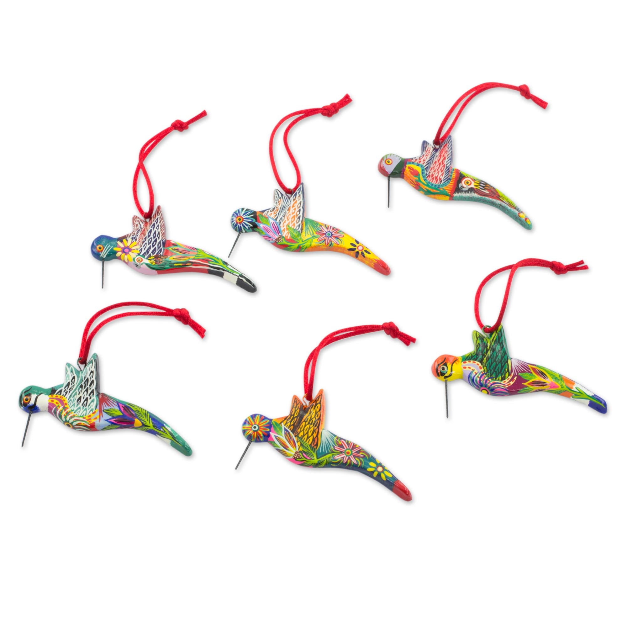 Premium Hummingbird Ceramic Ornament Collection - Ultimate Handcrafted Set