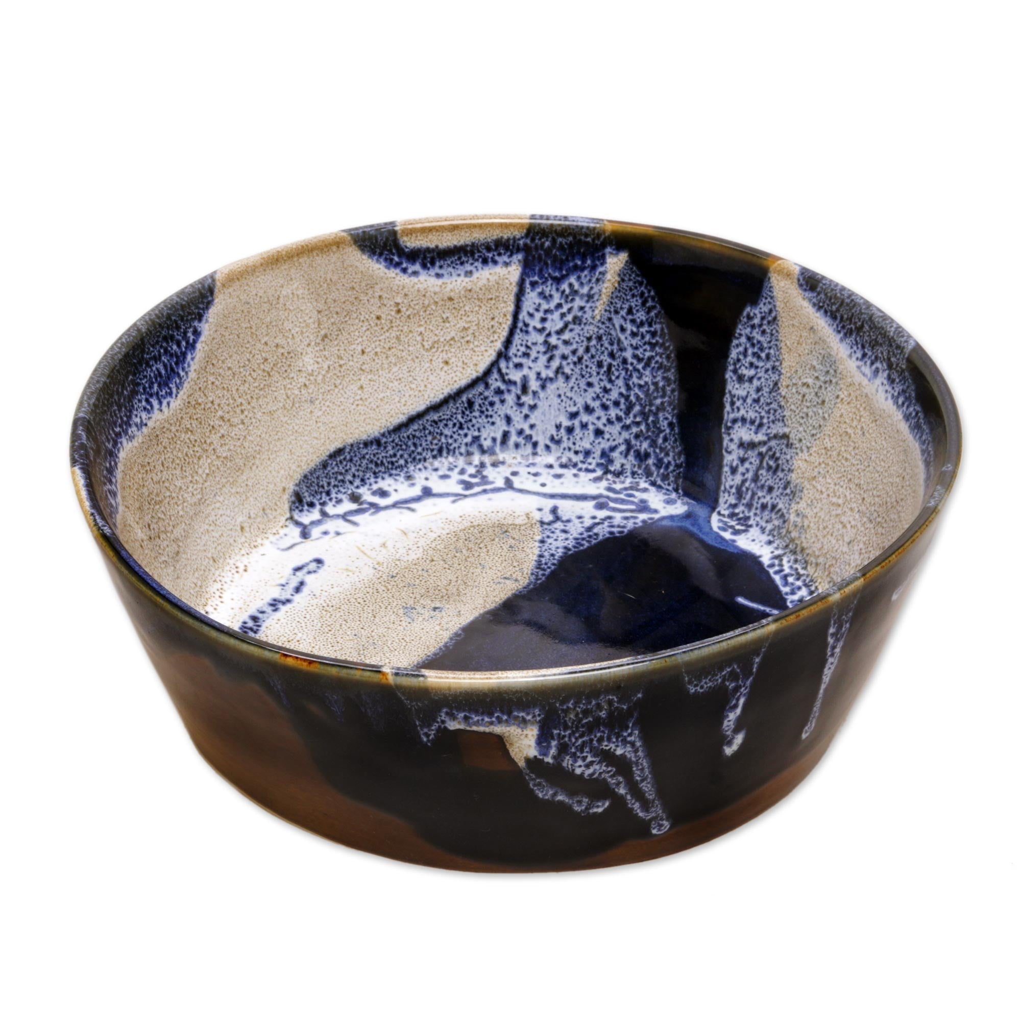 Premium Ocean Tides Ceramic Bowl – Handcrafted in Bali, Food Safe & Stylish