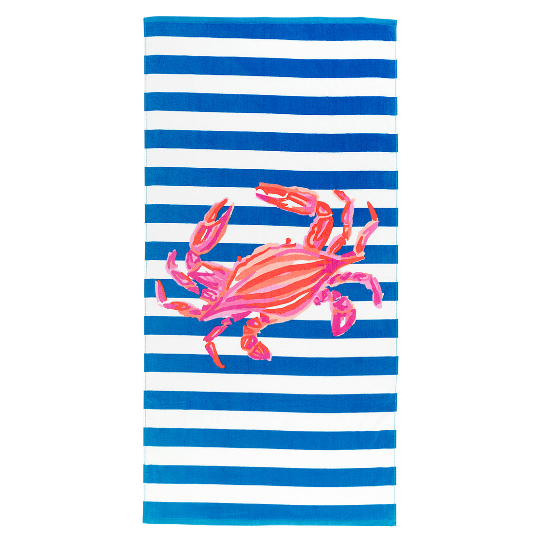 Premium Crab Stripe Beach Towel
