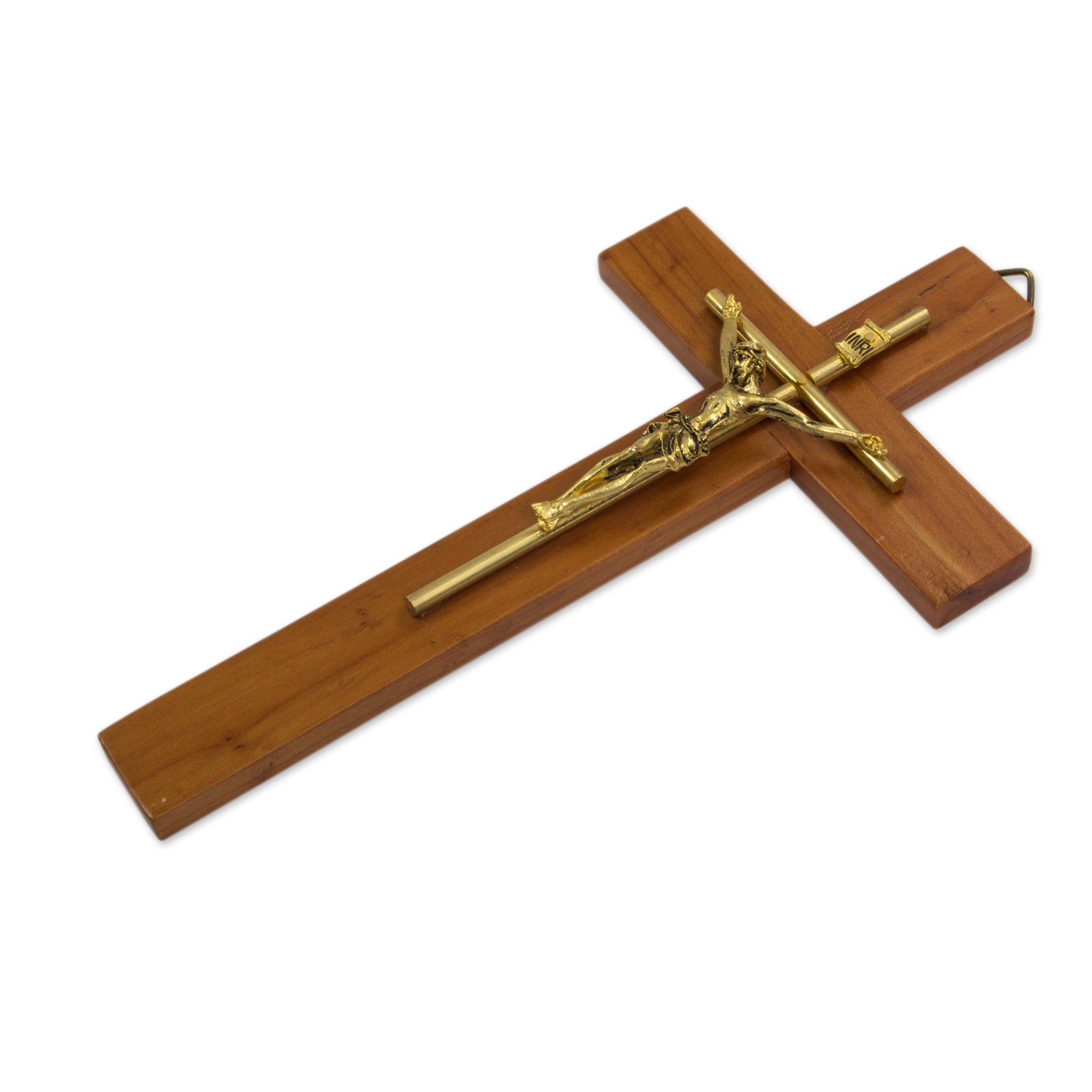 Premium Handcrafted Cedar Wood Cross - Jesus Our Savior