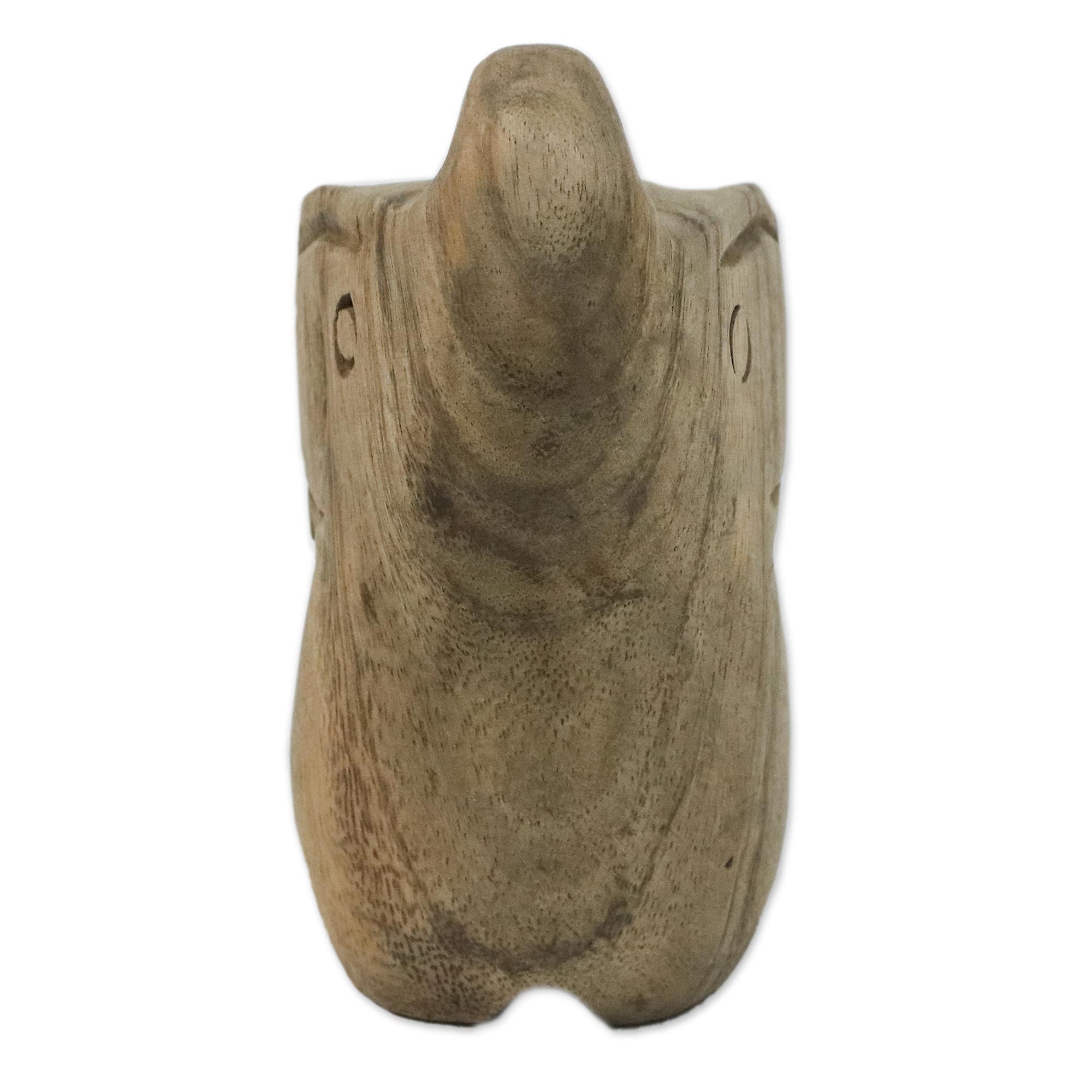 Premium Handcrafted Khan Kluay Wood Elephant Statue