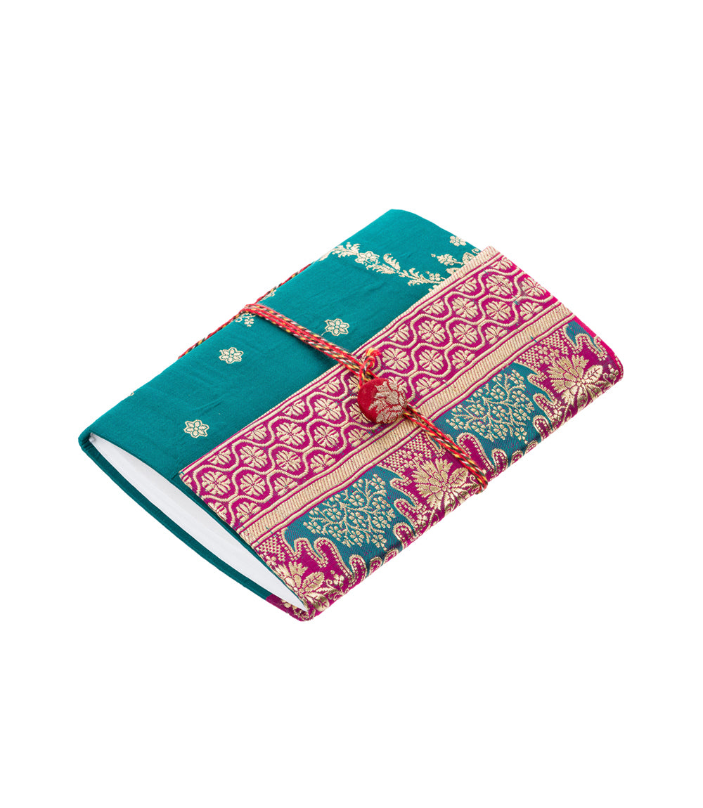 Premium Upcycled Silk Sari Journal - Ultimate Eco-Friendly Notebook