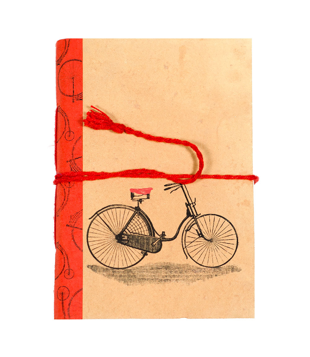 Premium Vintage Bicycle Journal - Eco-Friendly & Handmade