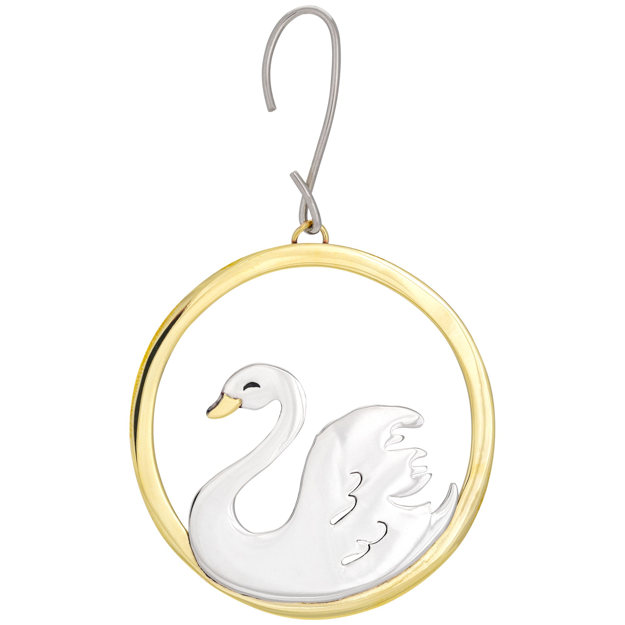 Premium Mixed Metals Bird Ornament - Handcrafted Holiday Charm