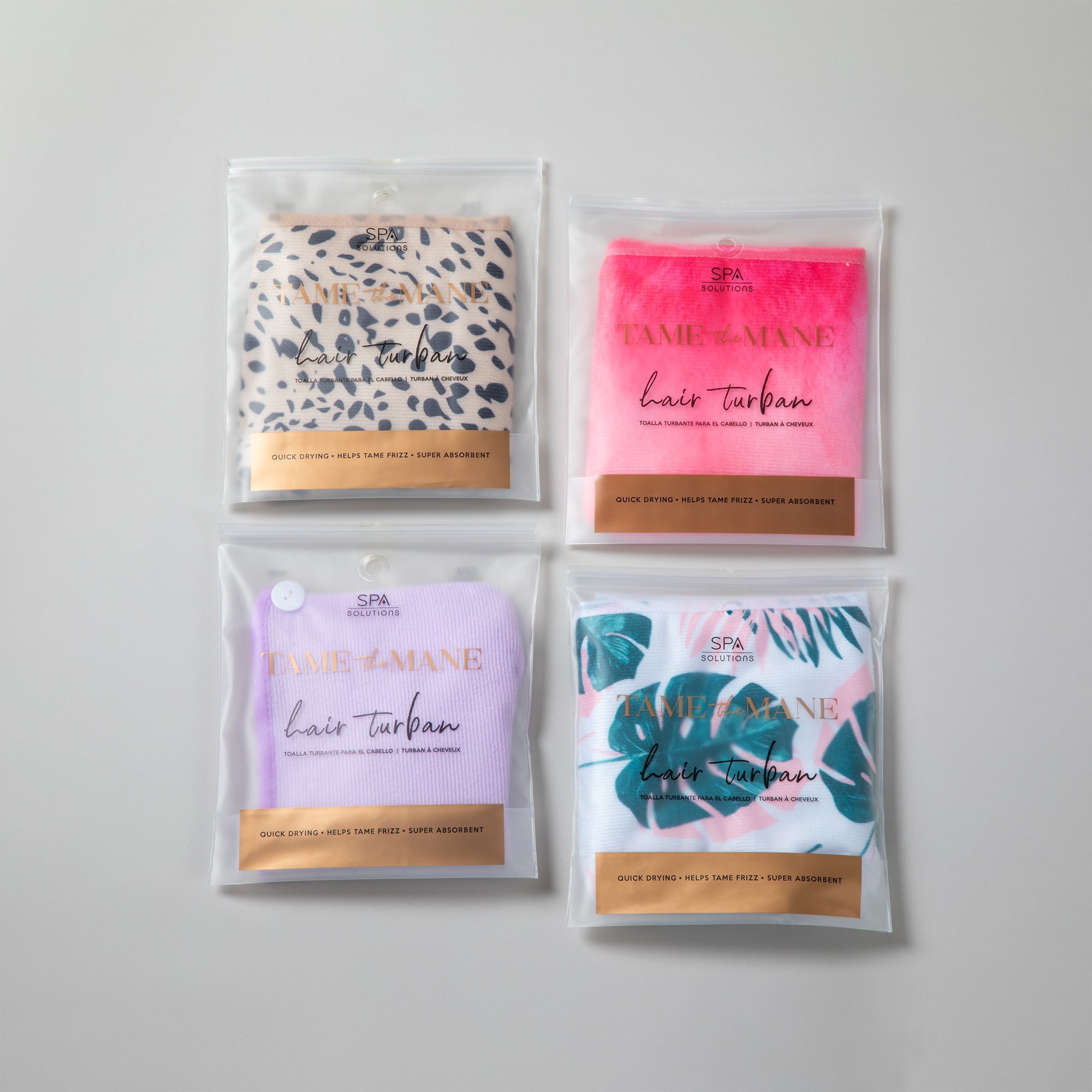Ultimate Tame the Mane Hair Turban Towel - Premium Frizz-Free Styling