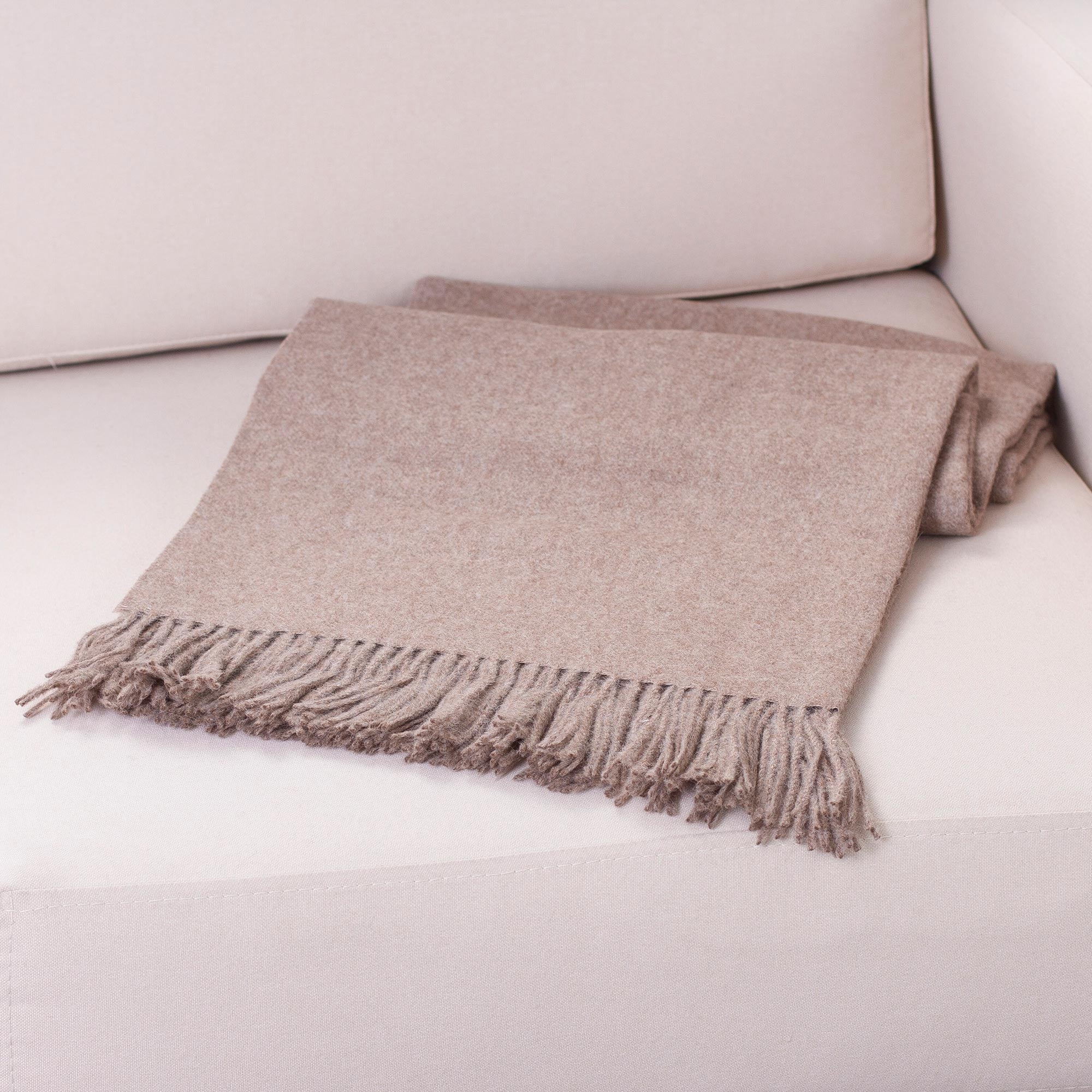 Premium Handcrafted Alpaca Wool Throw - Ultimate Softness & Warmth